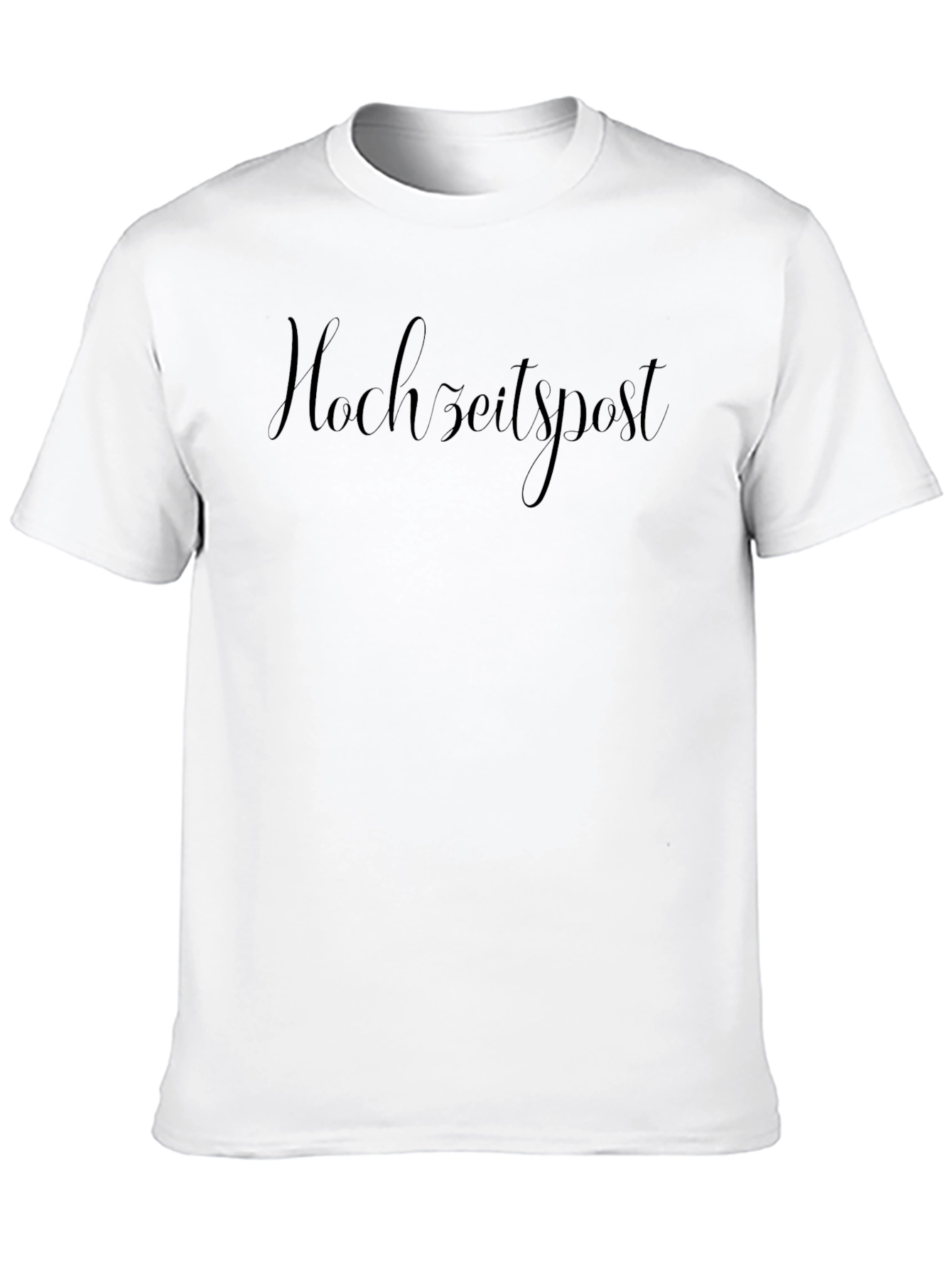 Hochzeitspost Black Tee - Wedding Post T-Shirt