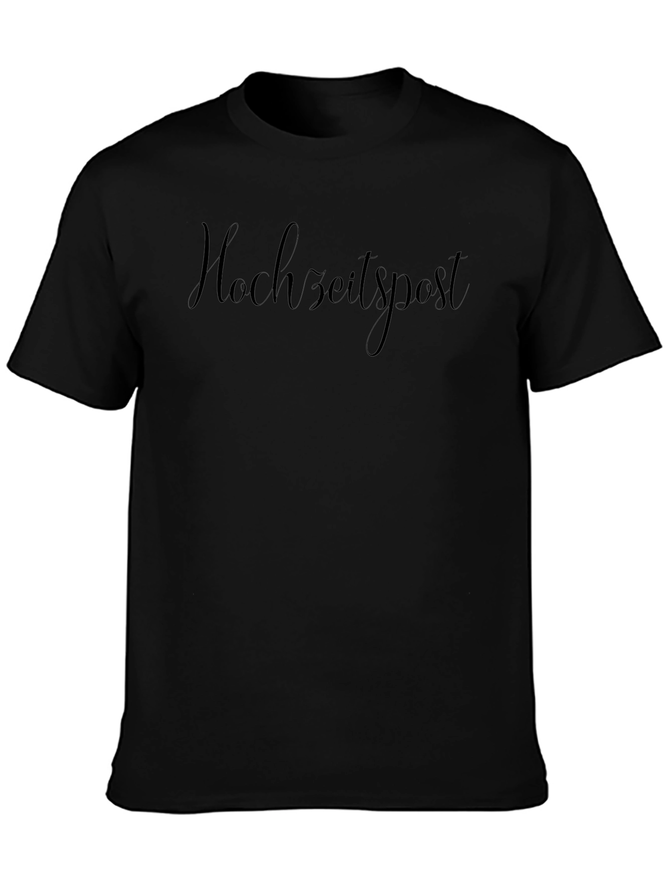Hochzeitspost Black Tee - Wedding Post T-Shirt