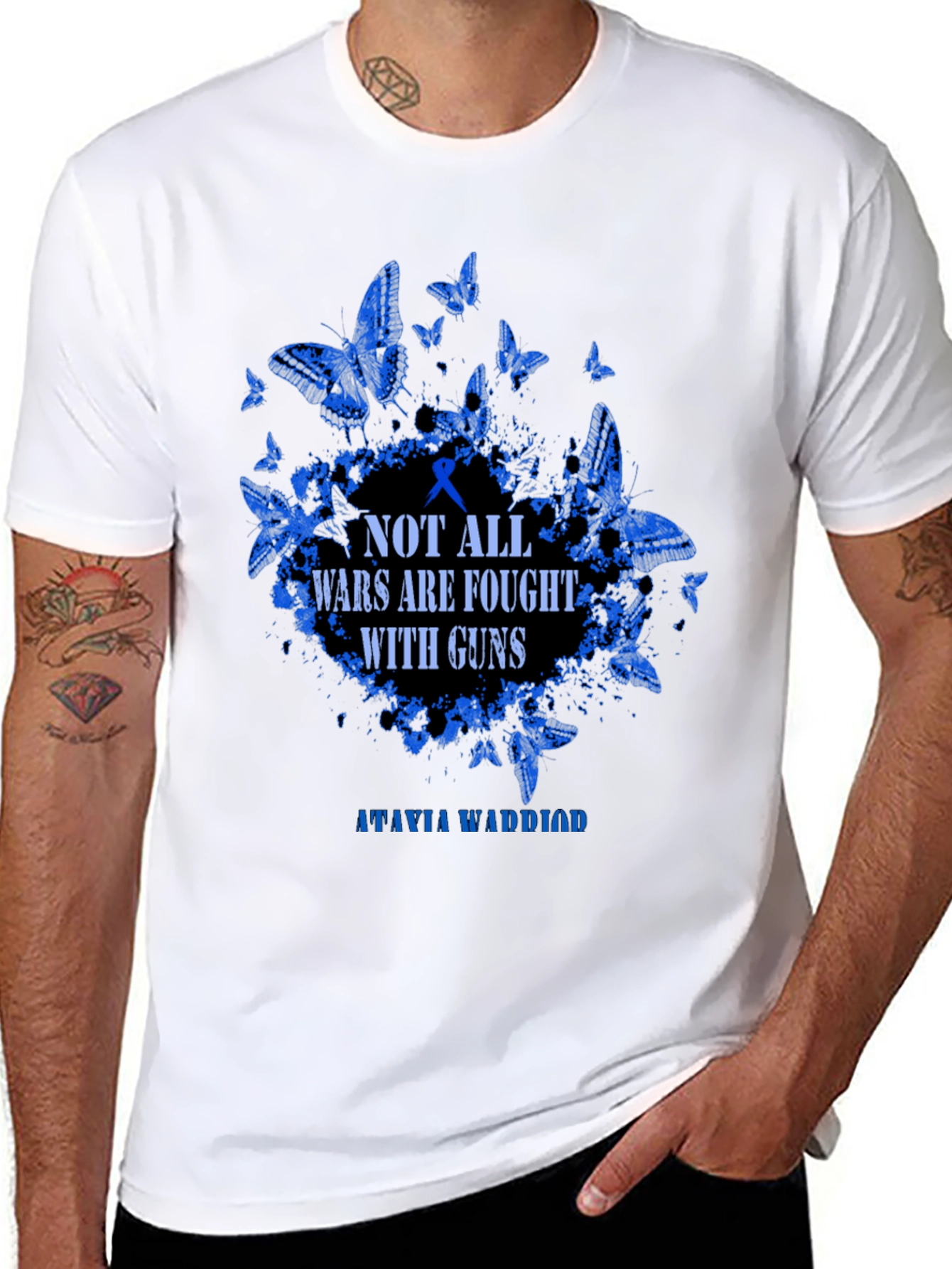 Mental Health Awareness T-Shirt: Not All Wars Are Fought With Guns