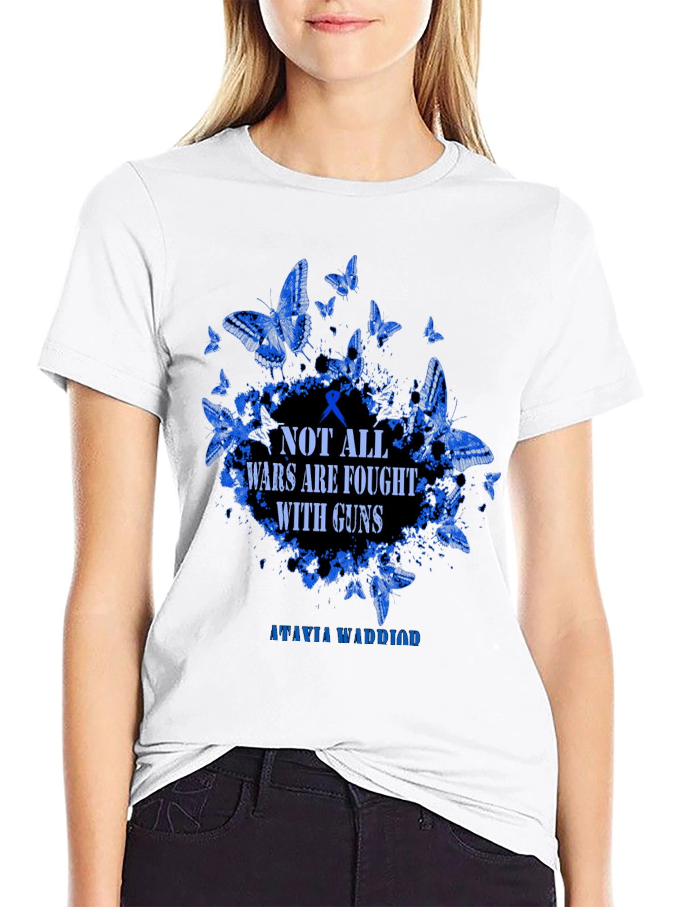 Mental Health Awareness T-Shirt: Not All Wars Are Fought With Guns