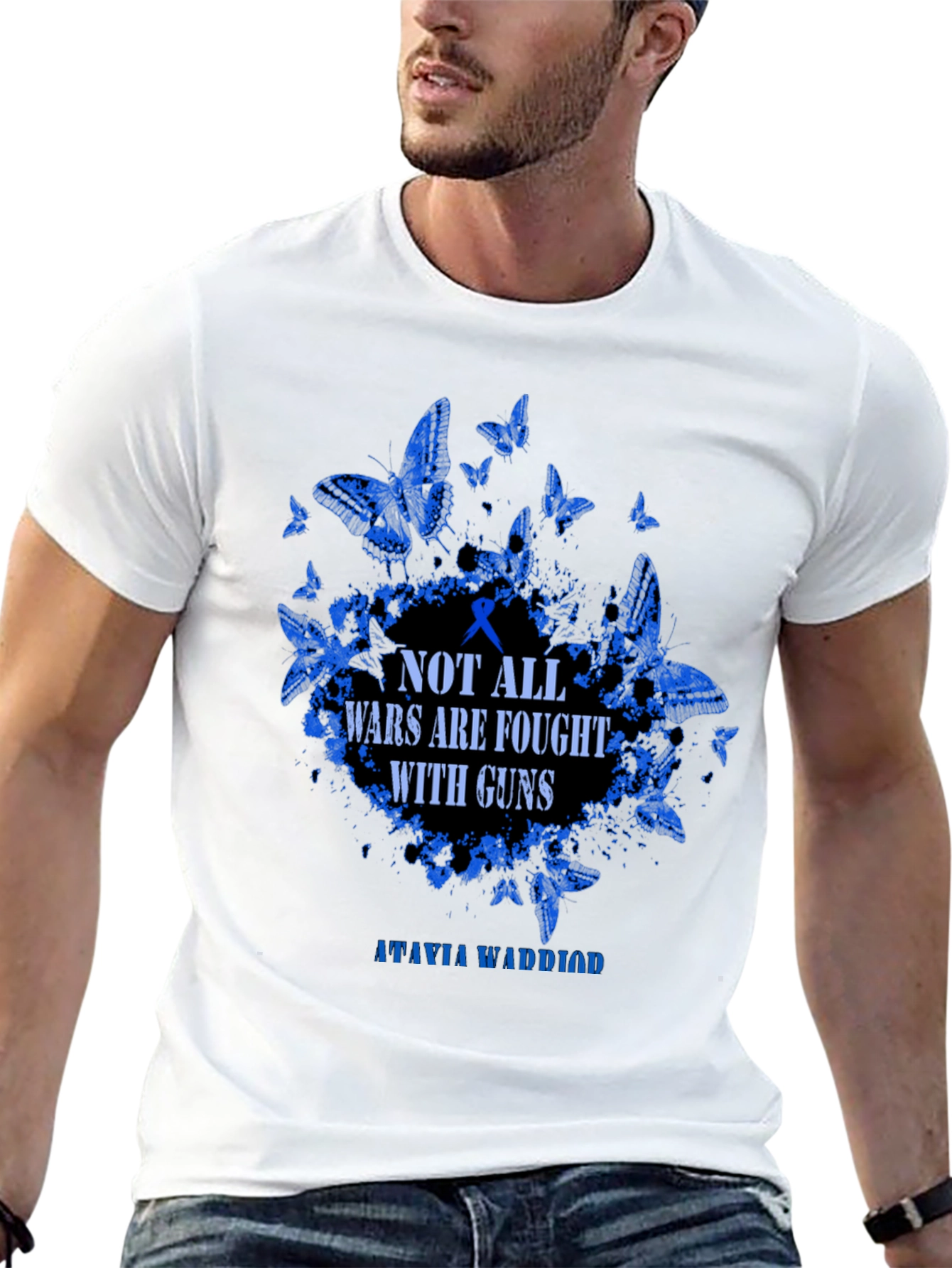 Mental Health Awareness T-Shirt: Not All Wars Are Fought With Guns