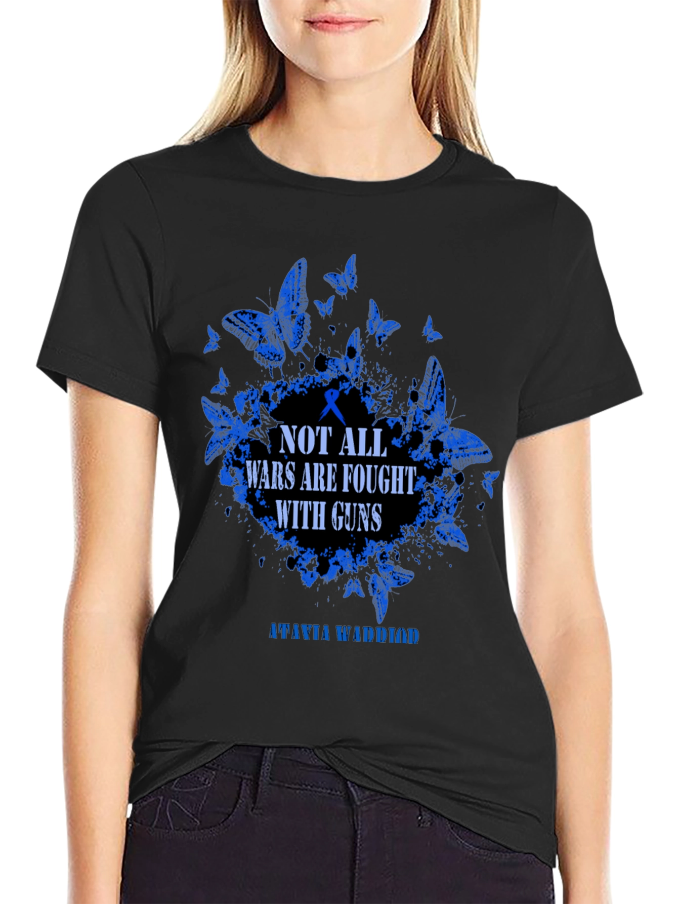 Mental Health Awareness T-Shirt: Not All Wars Are Fought With Guns