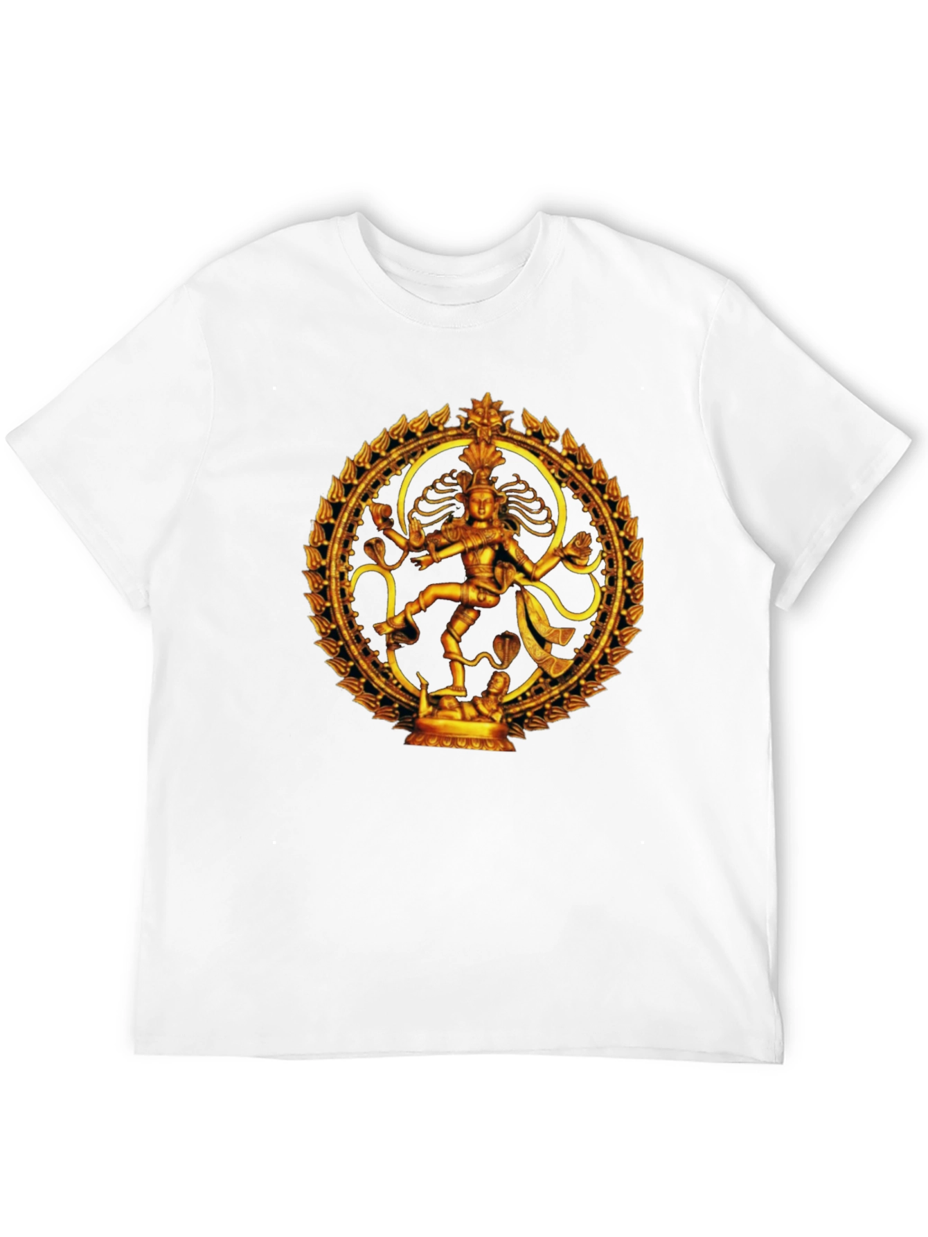 Shiva Nataraja Graphic Tee - Artistic Print Shirt