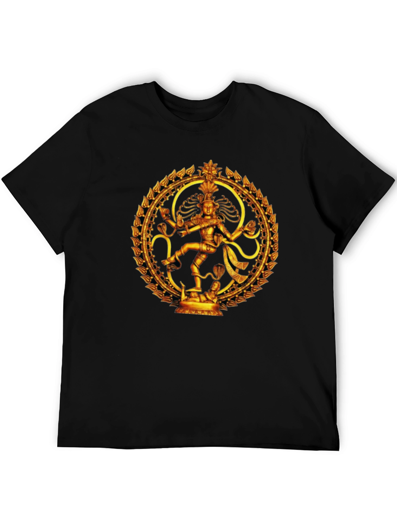 Shiva Nataraja Graphic Tee - Artistic Print Shirt