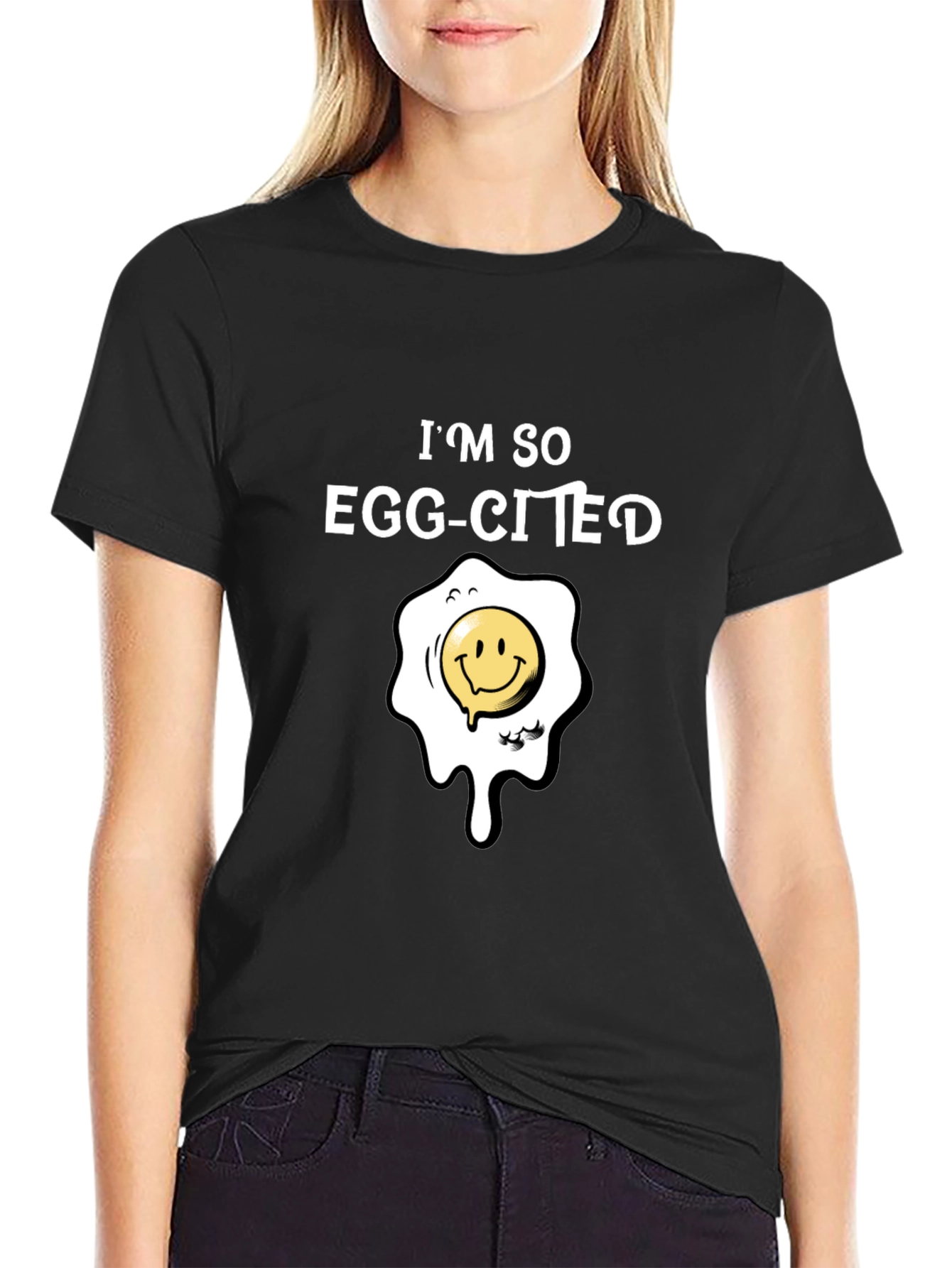 Im So Egg-Cited T-Shirt Funny Pun Tee
