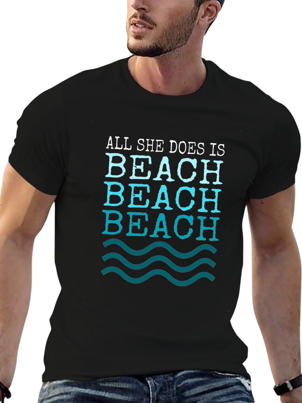 Beach Lover Graphic T-Shirt