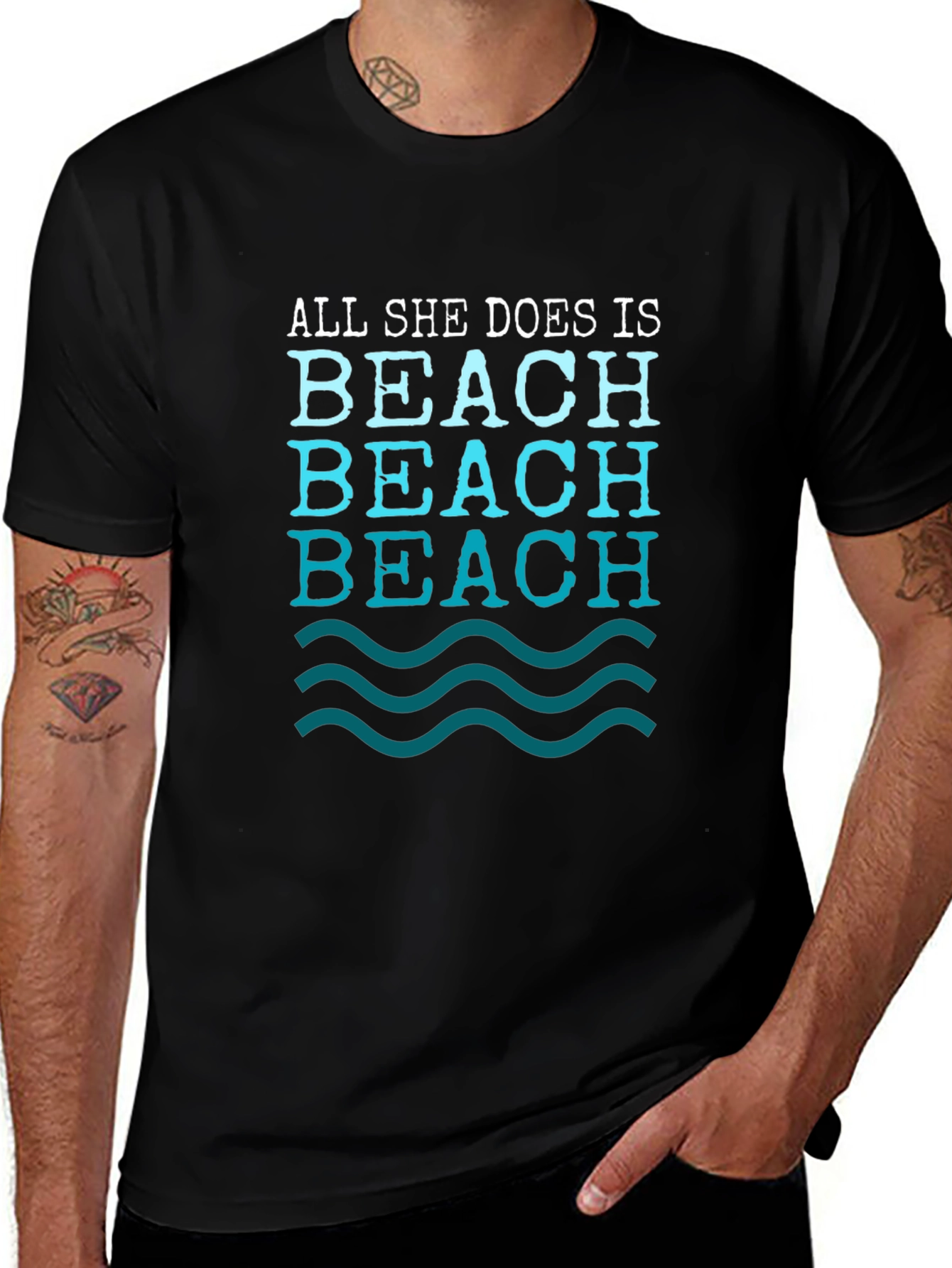 Beach Lover Graphic T-Shirt