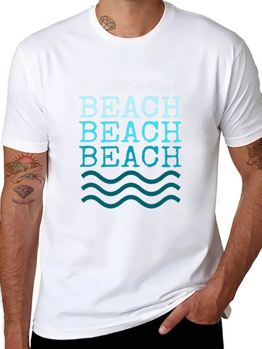 Beach Lover Graphic T-Shirt
