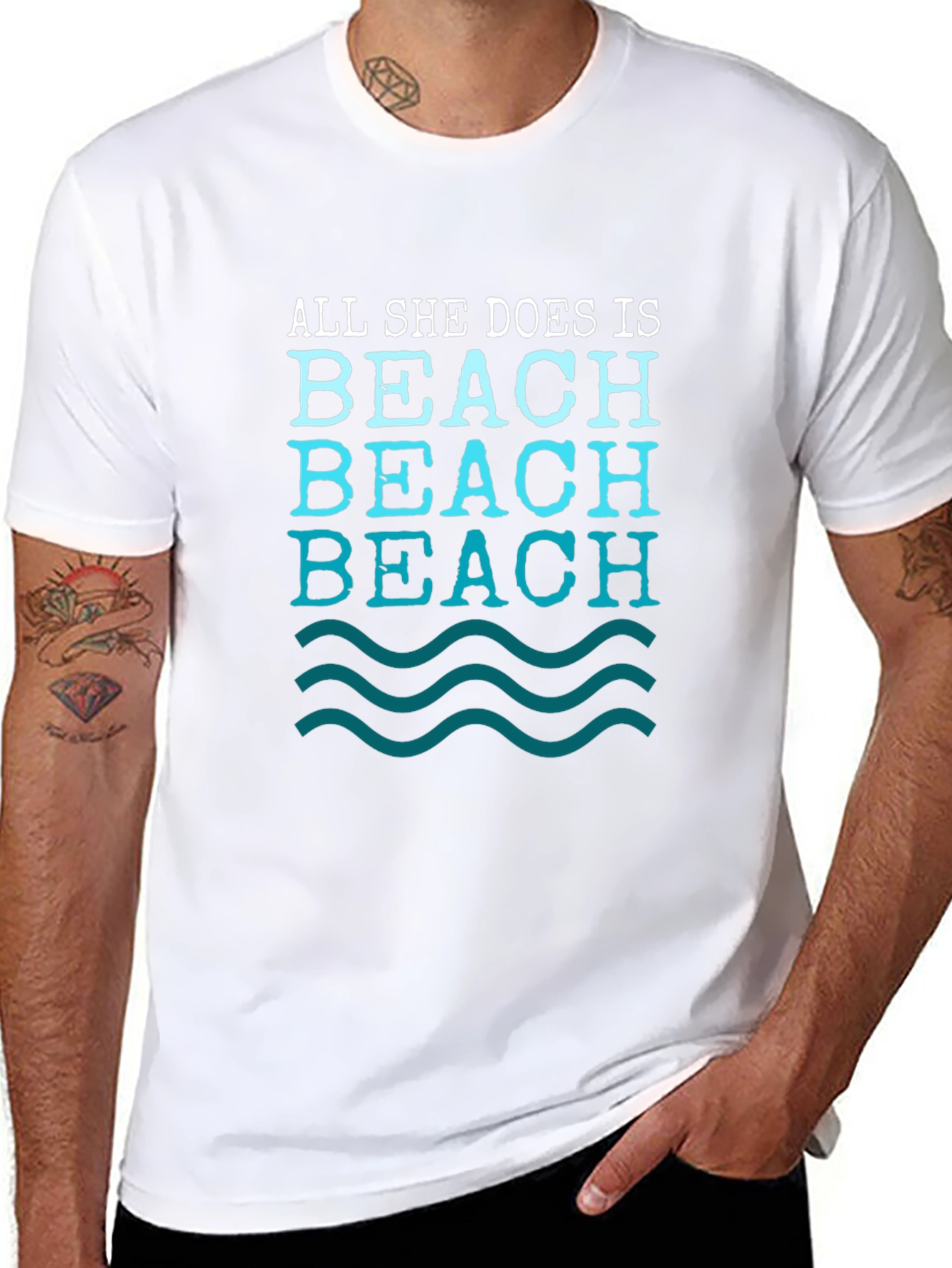 Beach Lover Graphic T-Shirt