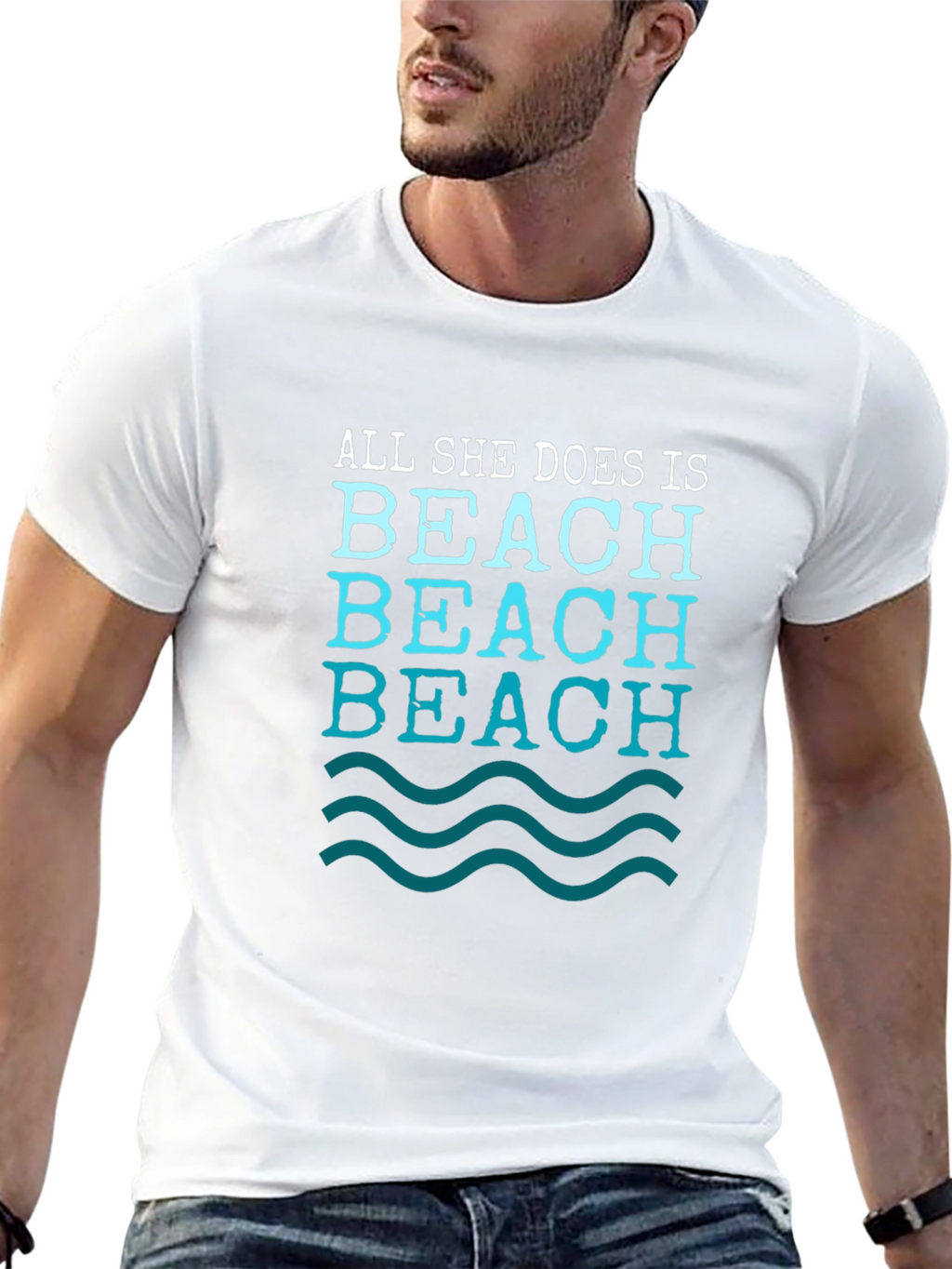 Beach Lover Graphic T-Shirt