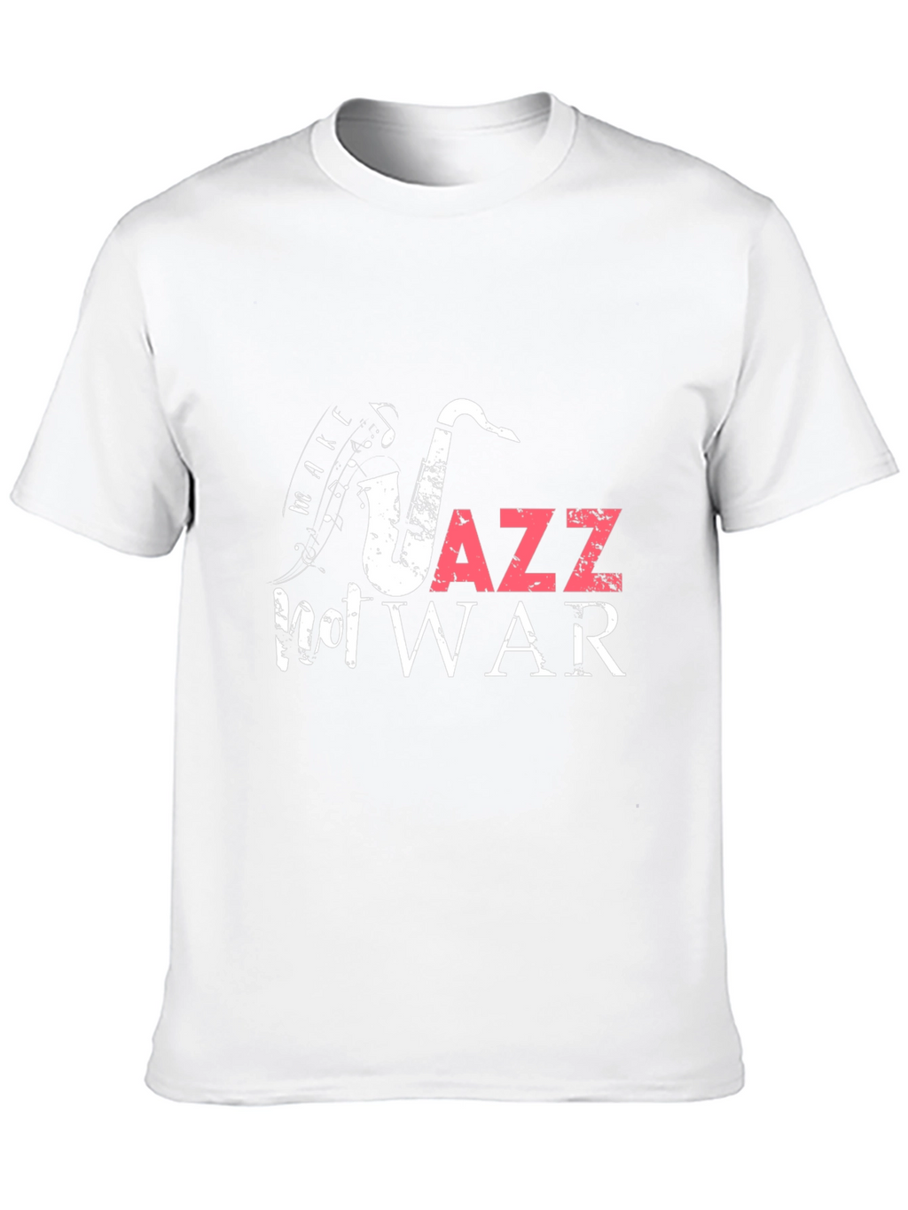 Jazz Not War Black Graphic Tee