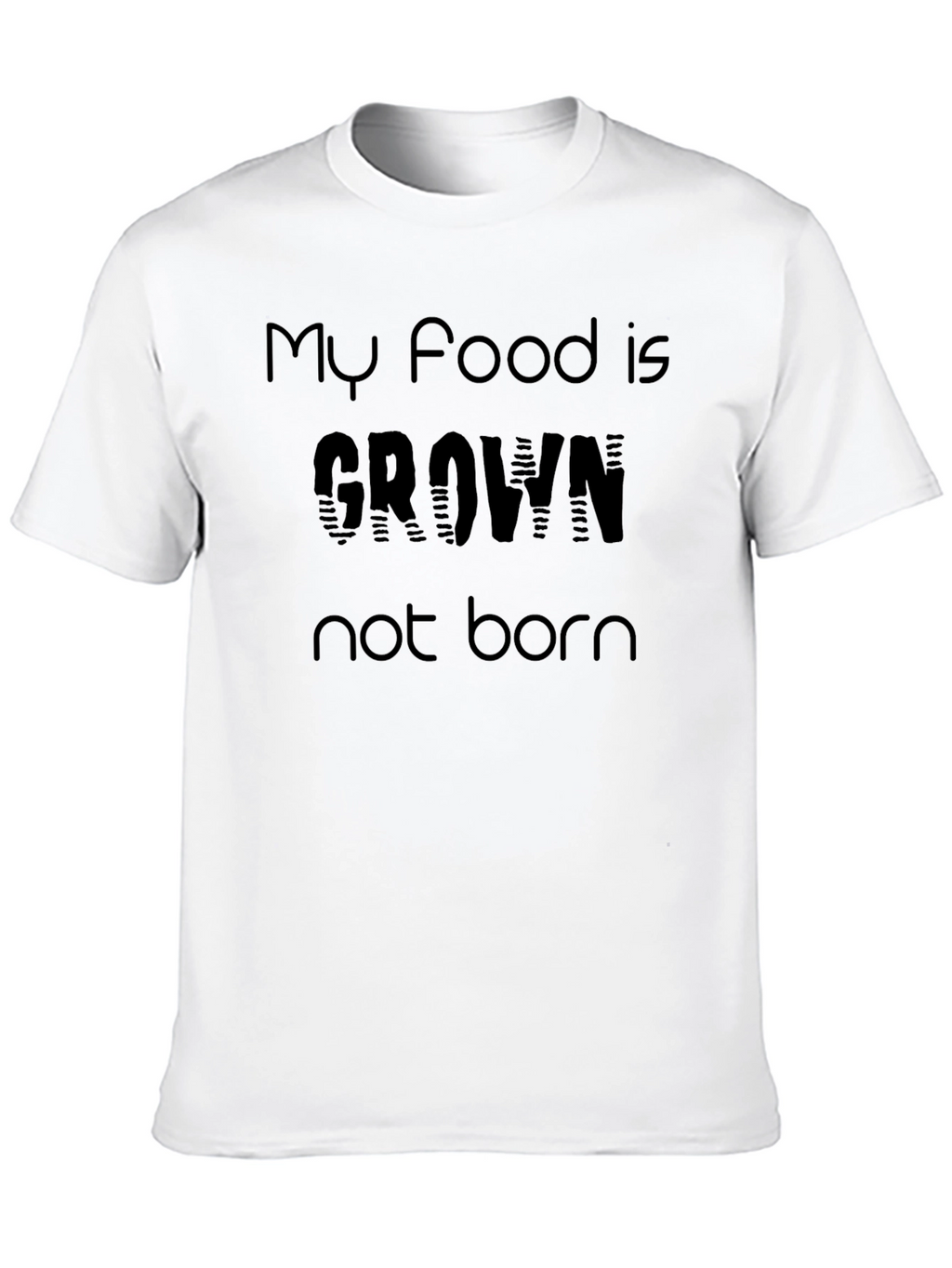 Vegan Grown Food T-Shirt - Unisex