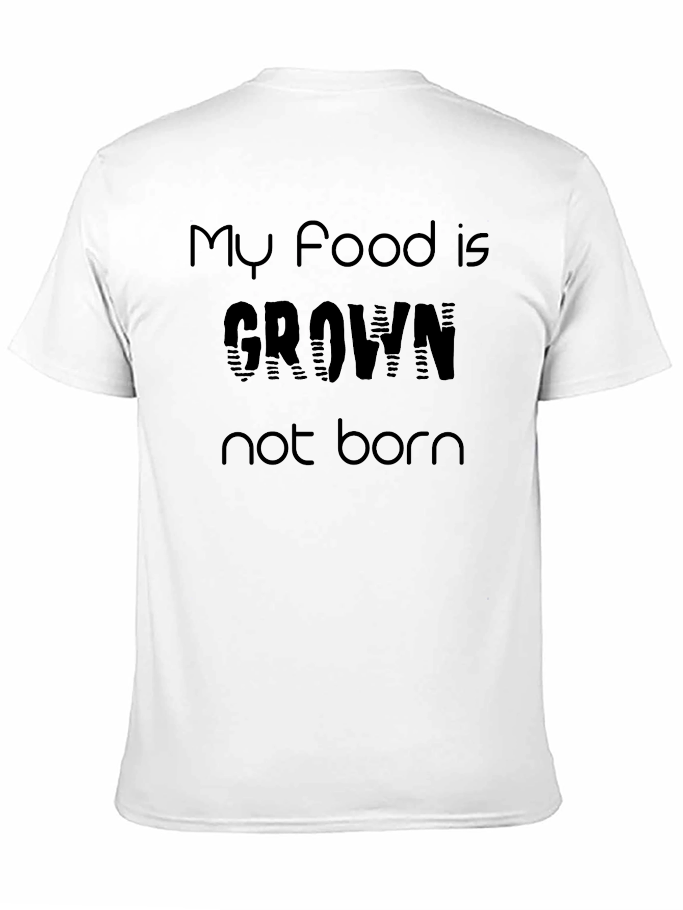 Vegan Grown Food T-Shirt - Unisex
