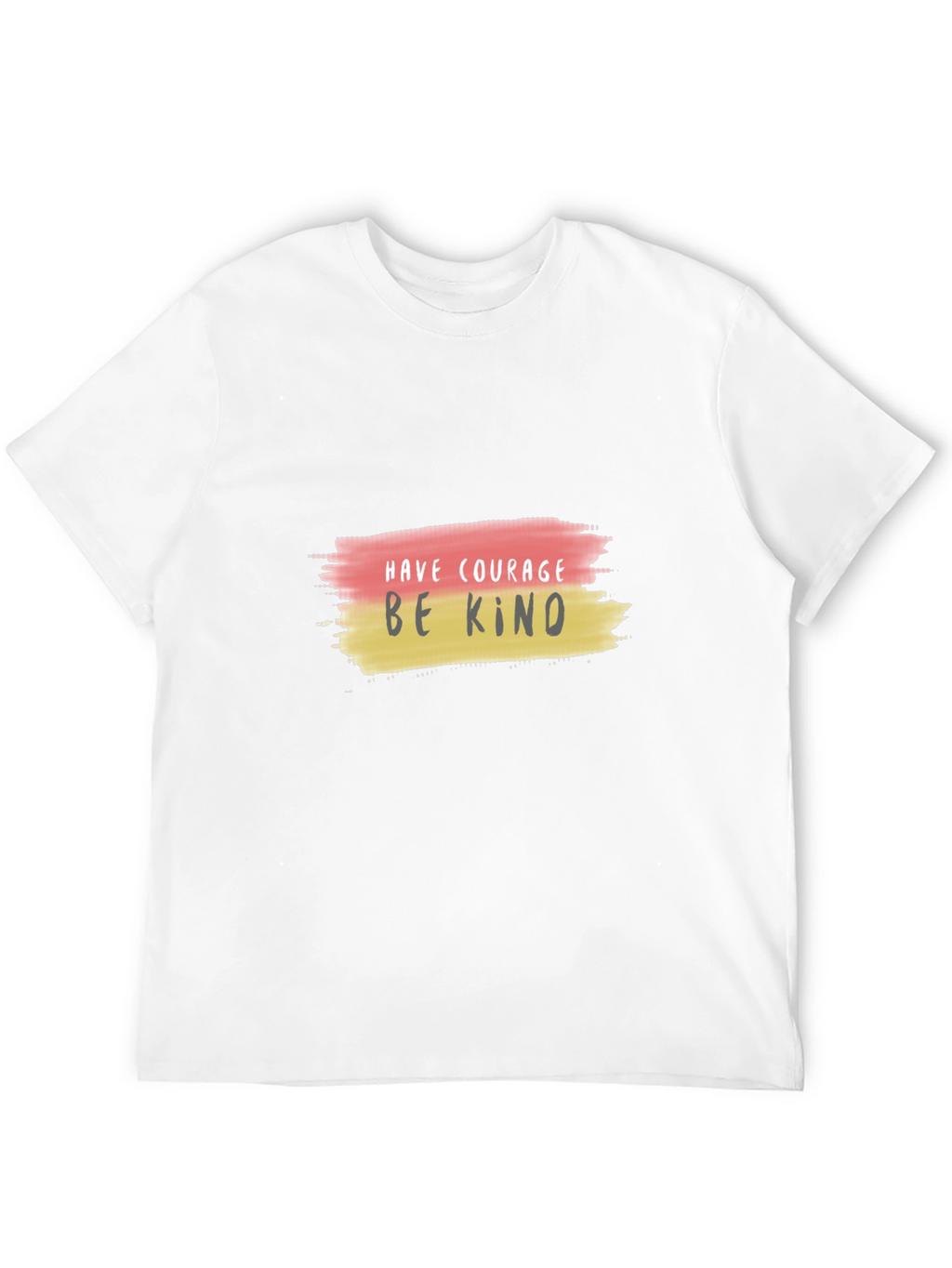 Courage & Kindness Black T-Shirt - Motivational Design