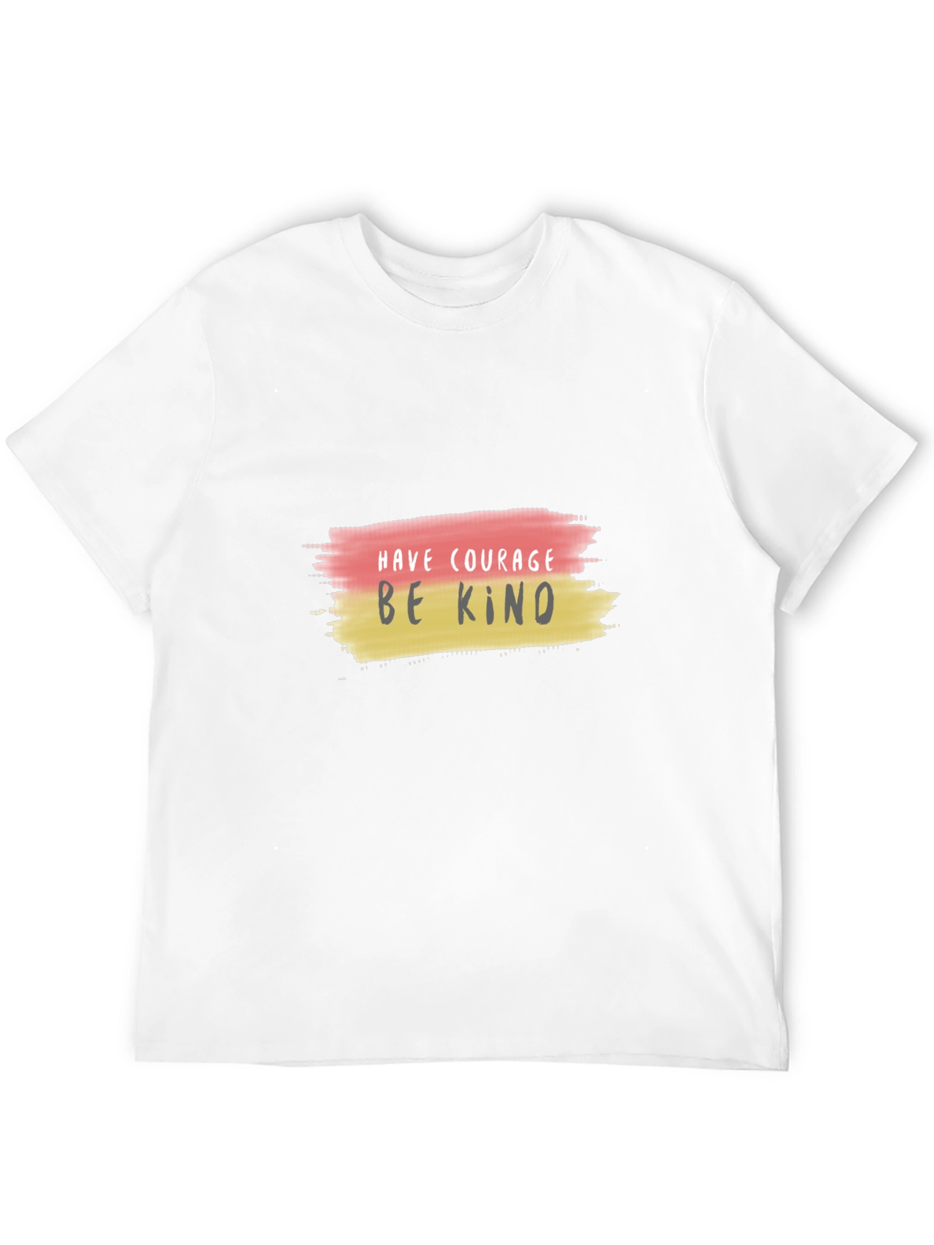 Courage & Kindness Black T-Shirt - Motivational Design
