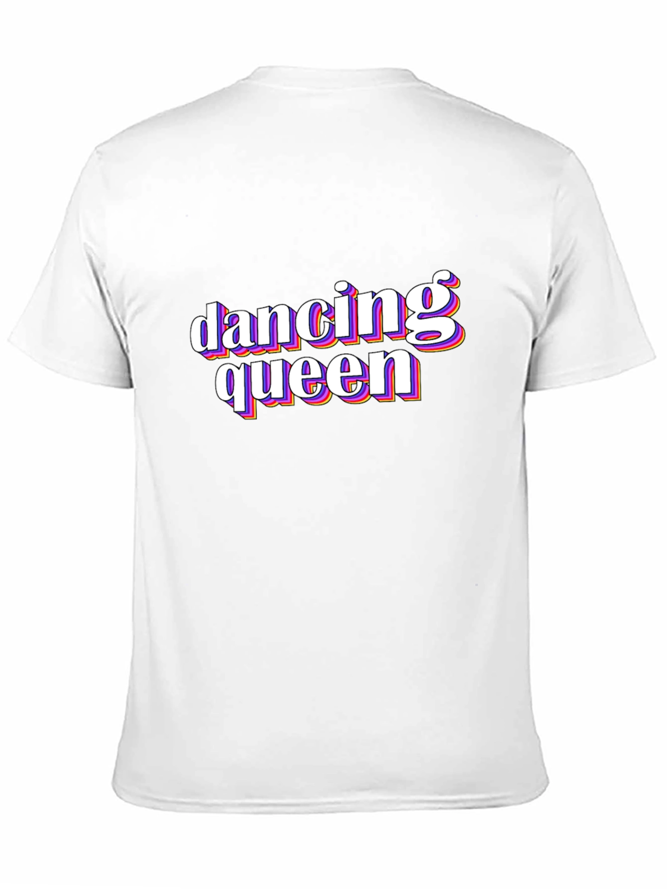 Dancing Queen Retro Graphic Tee - Black