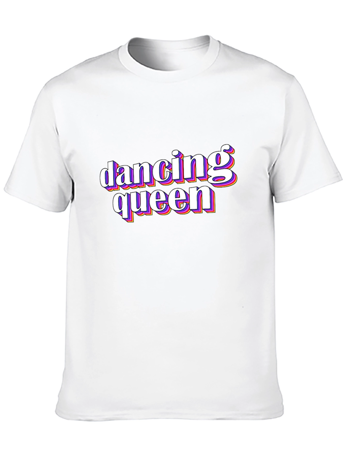 Dancing Queen Retro Graphic Tee - Black