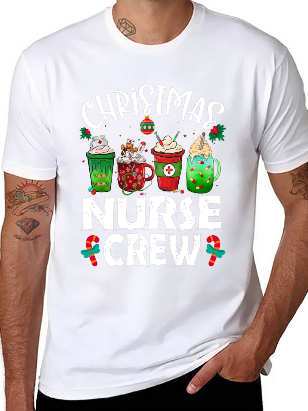 Christmas Nurse Crew T-Shirt