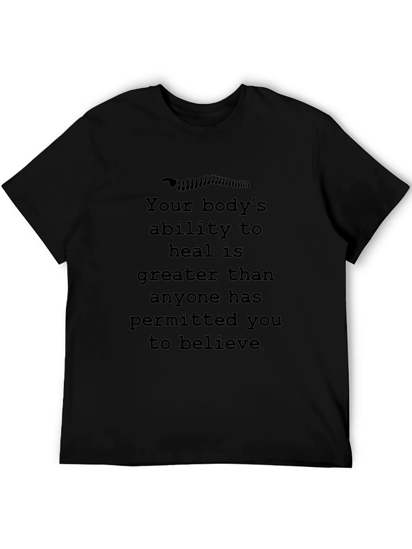 Chiropractic Healing T-Shirt - Bodys Ability to Heal