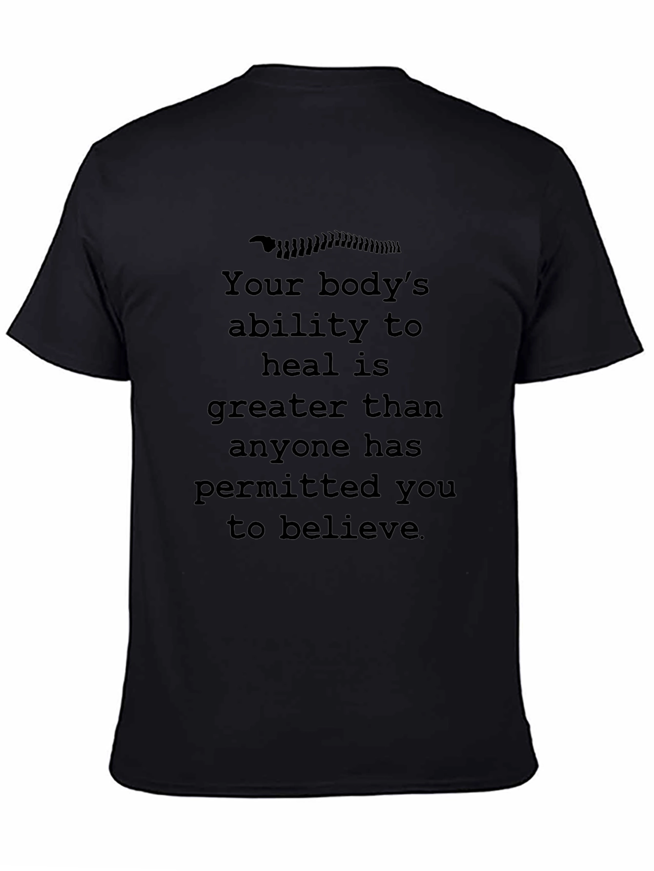 Chiropractic Healing T-Shirt - Bodys Ability to Heal