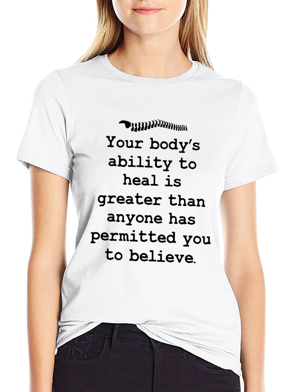 Chiropractic Healing T-Shirt - Bodys Ability to Heal