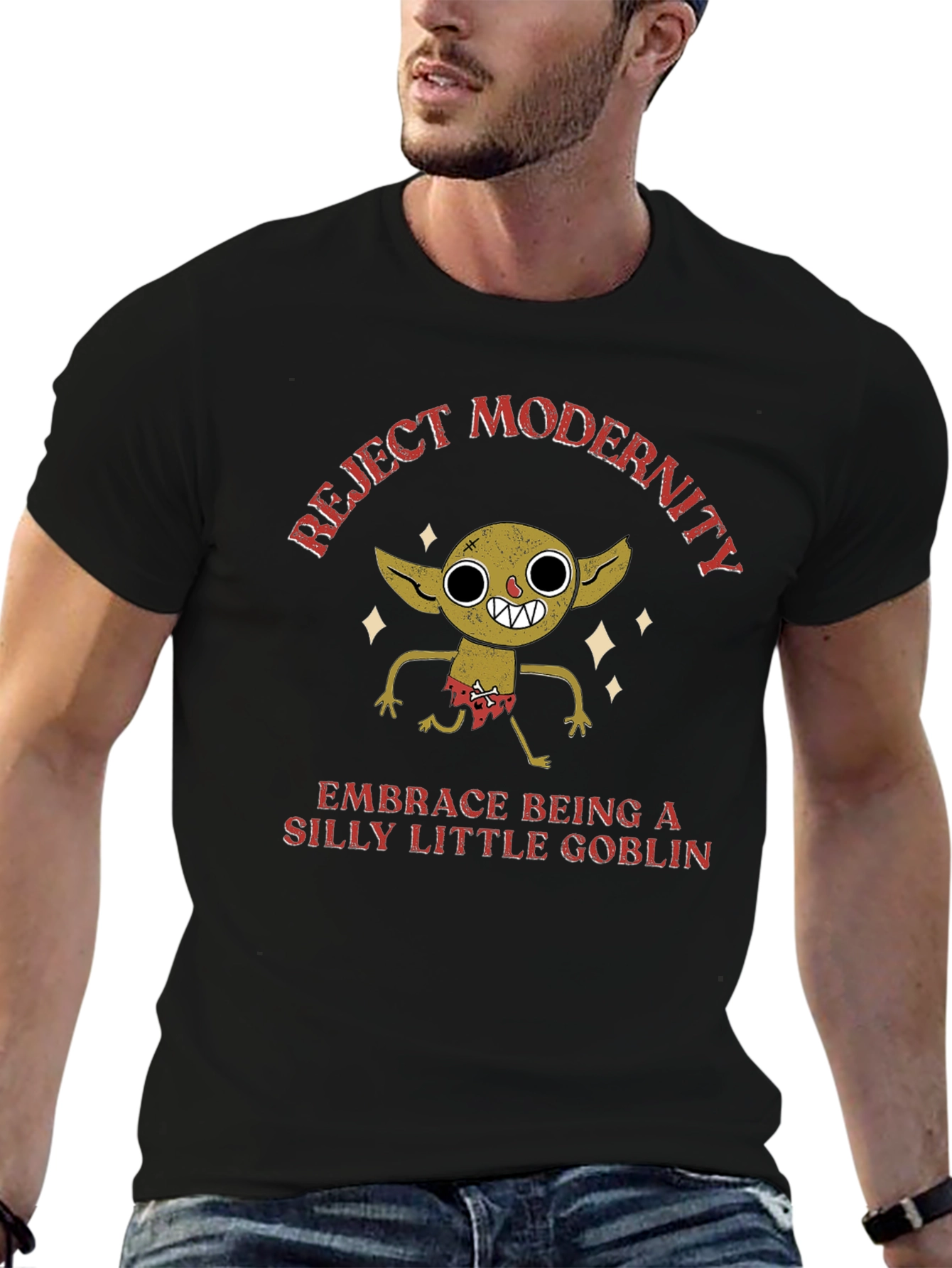 Reject Modernity Goblin Graphic Tee