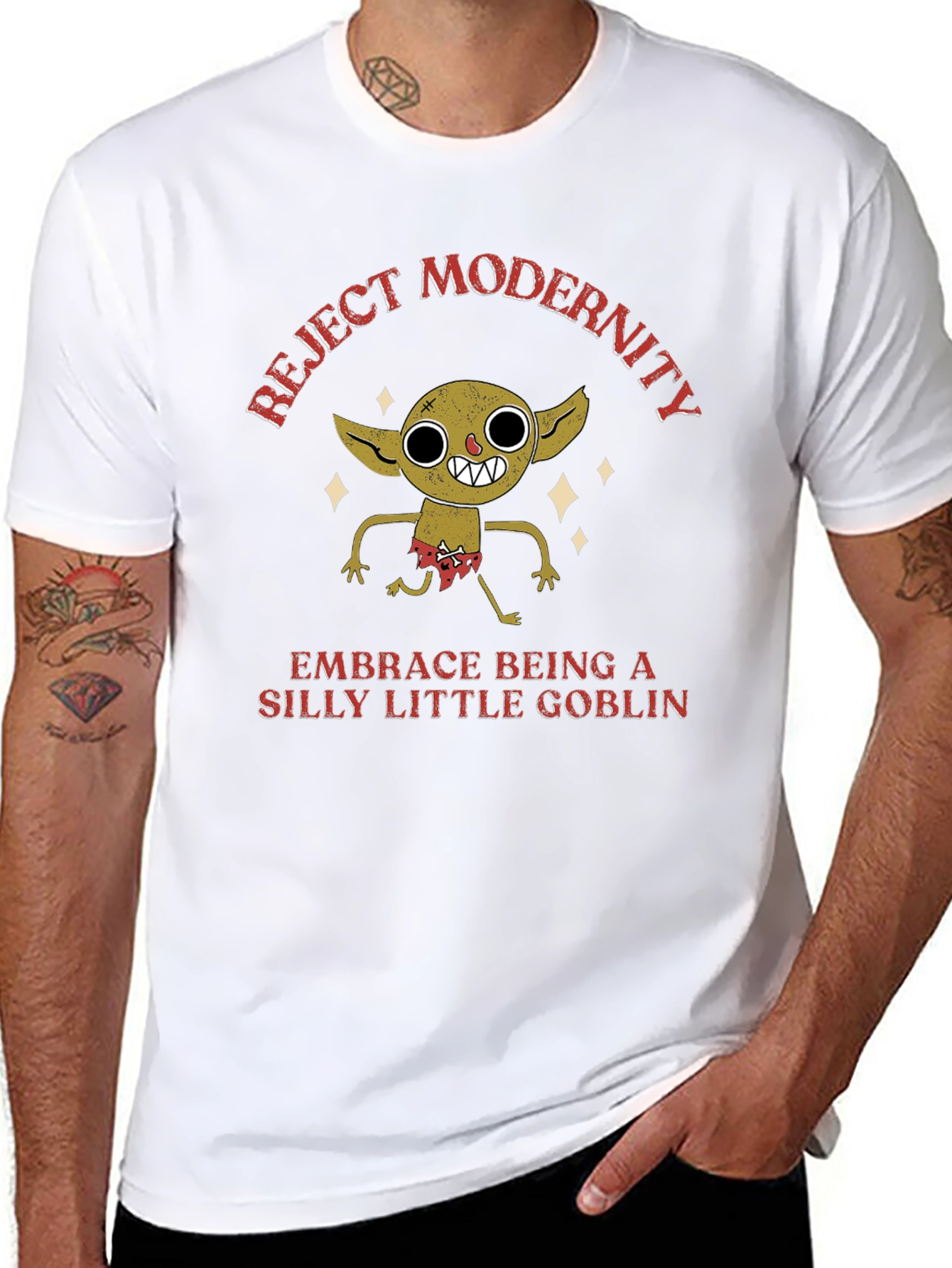 Reject Modernity Goblin Graphic Tee
