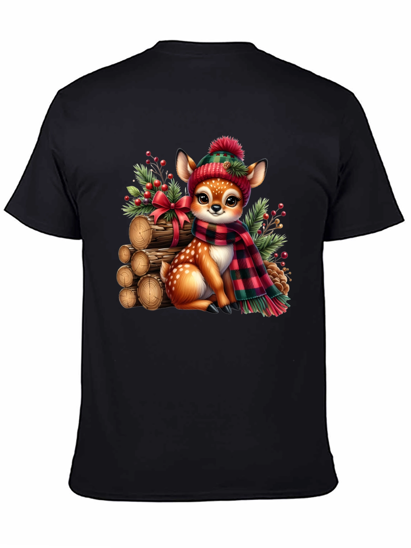 Festive Deer Graphic Tee