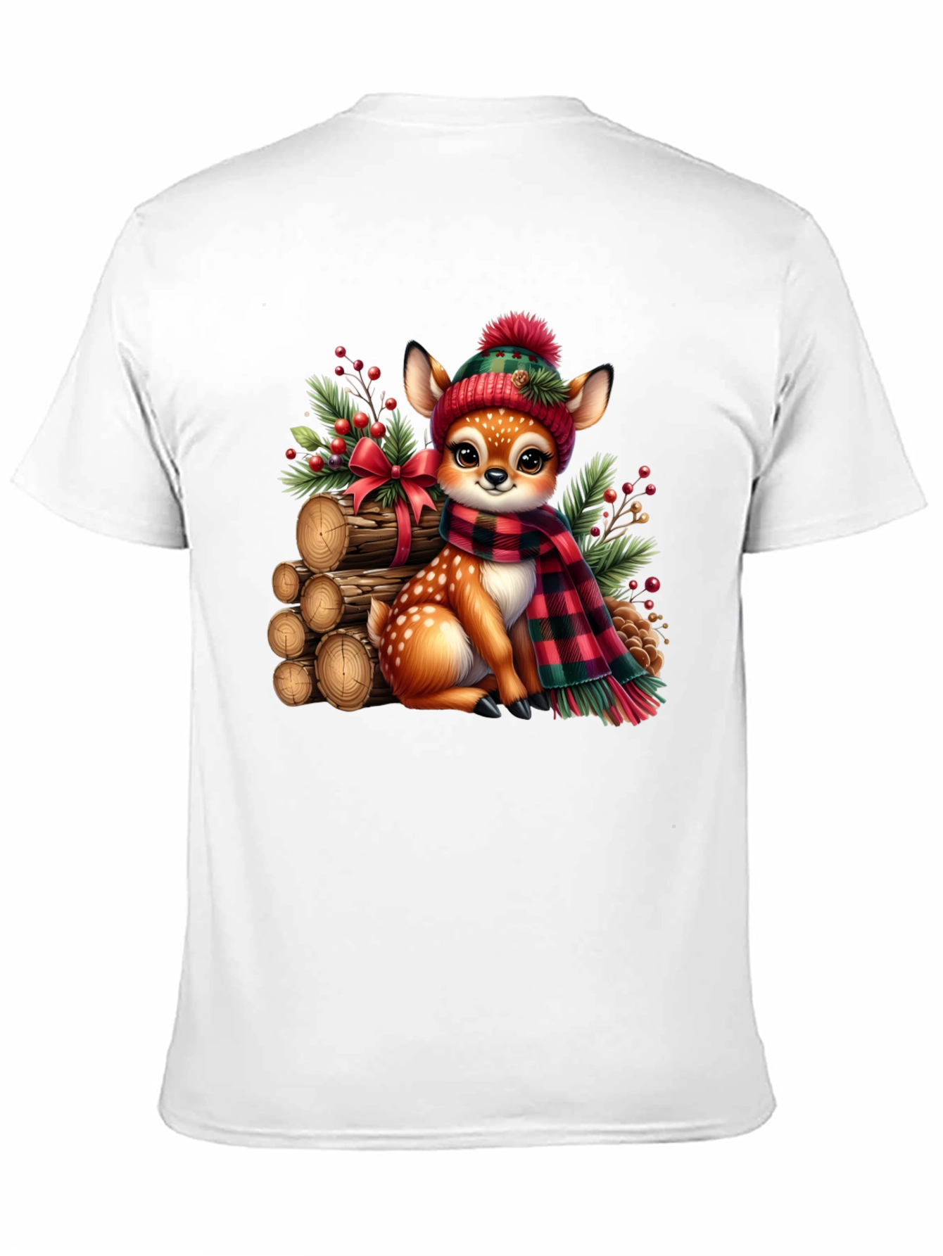 Festive Deer Graphic Tee
