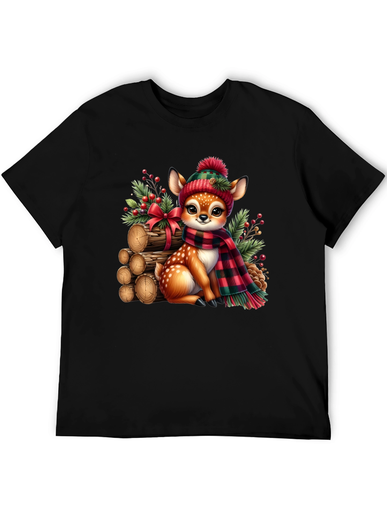Festive Deer Graphic Tee