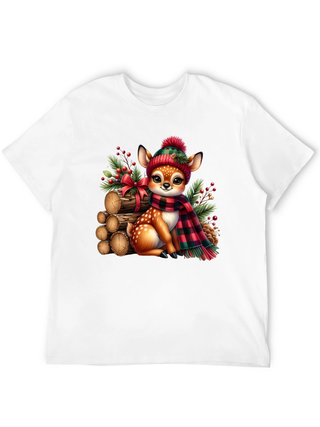 Festive Deer Graphic Tee