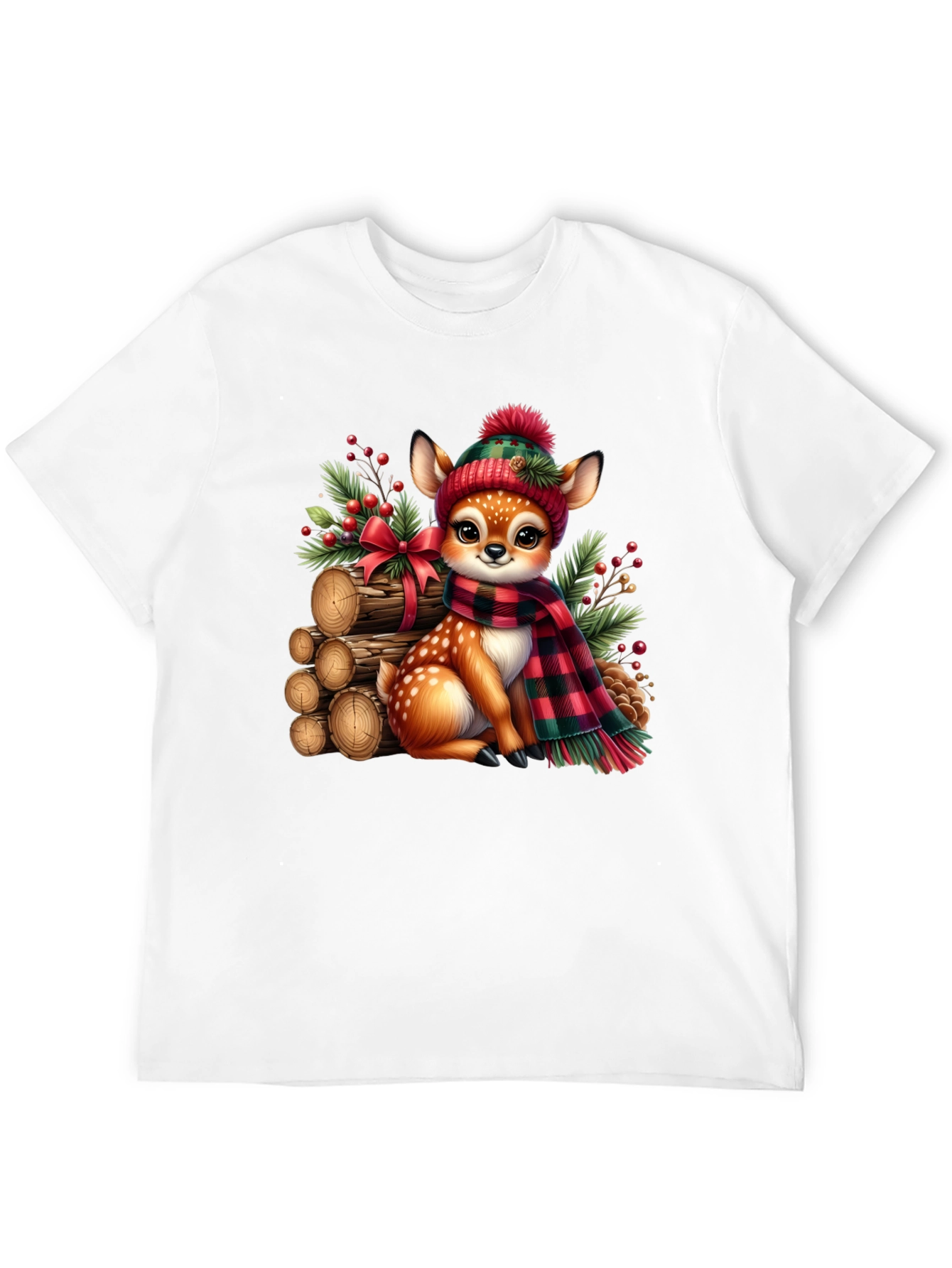 Festive Deer Graphic Tee
