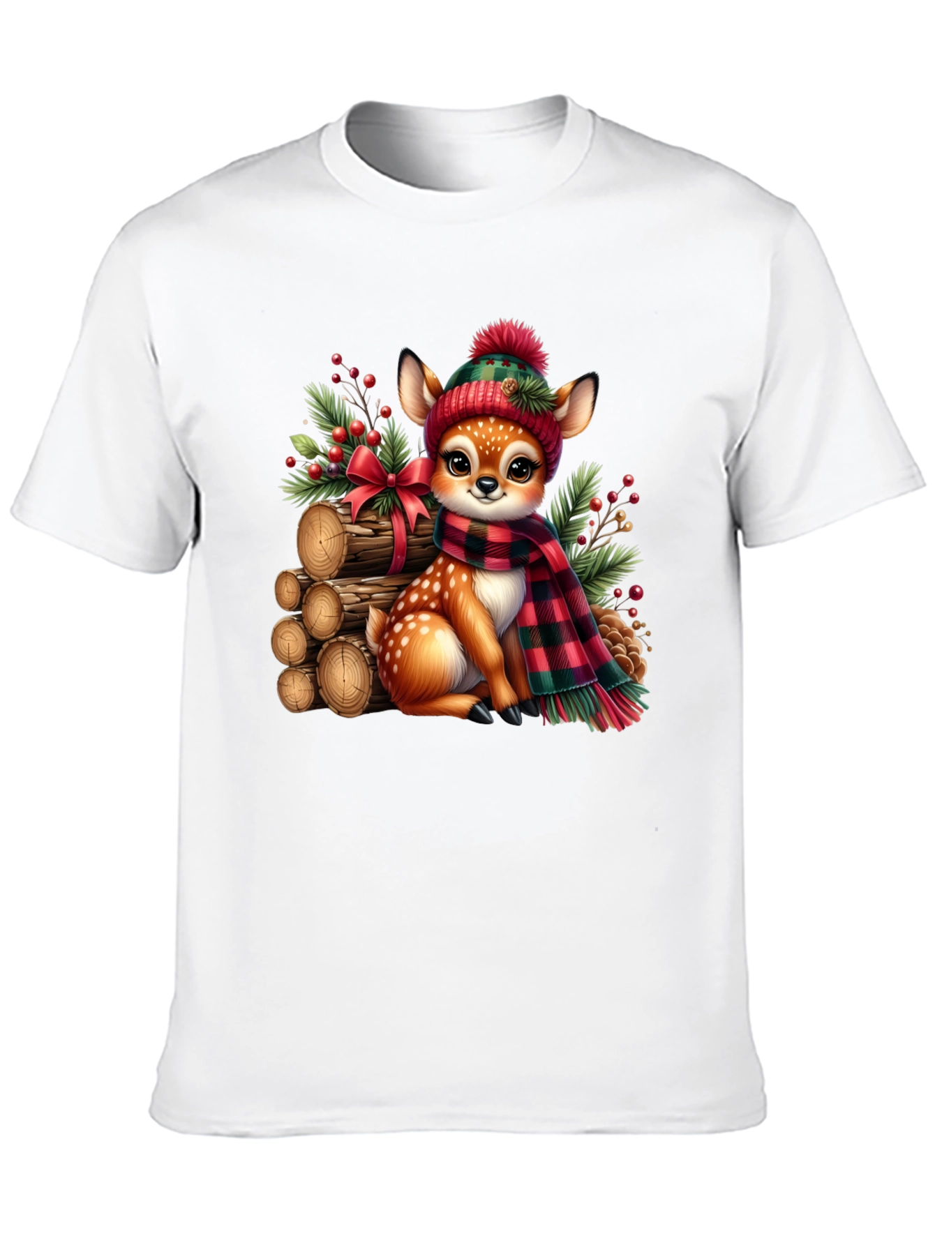 Festive Deer Graphic Tee