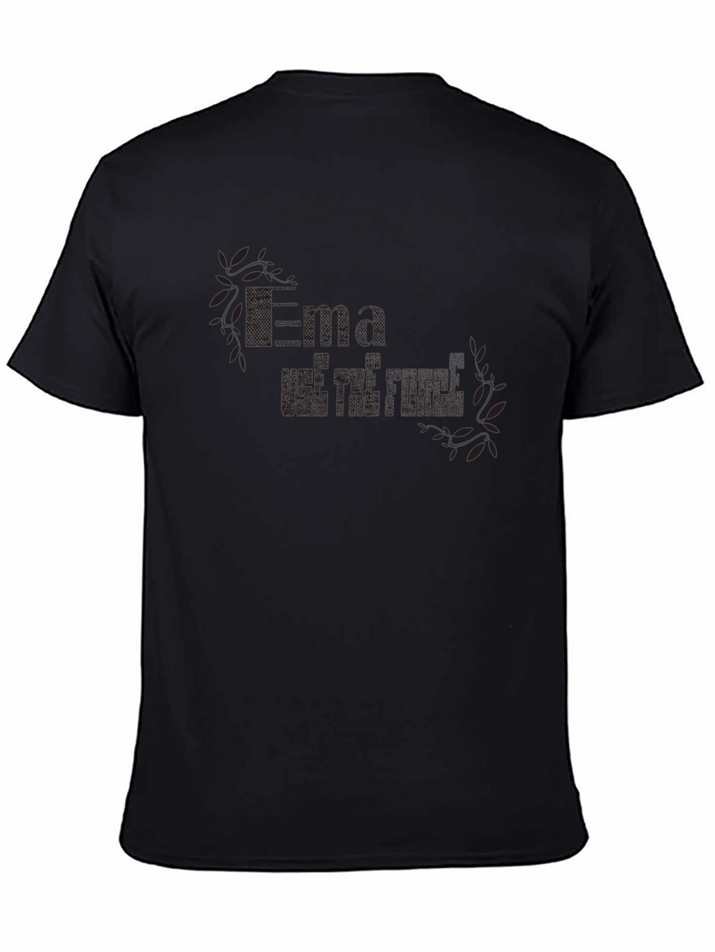 Ema Use the Force Black T-Shirt
