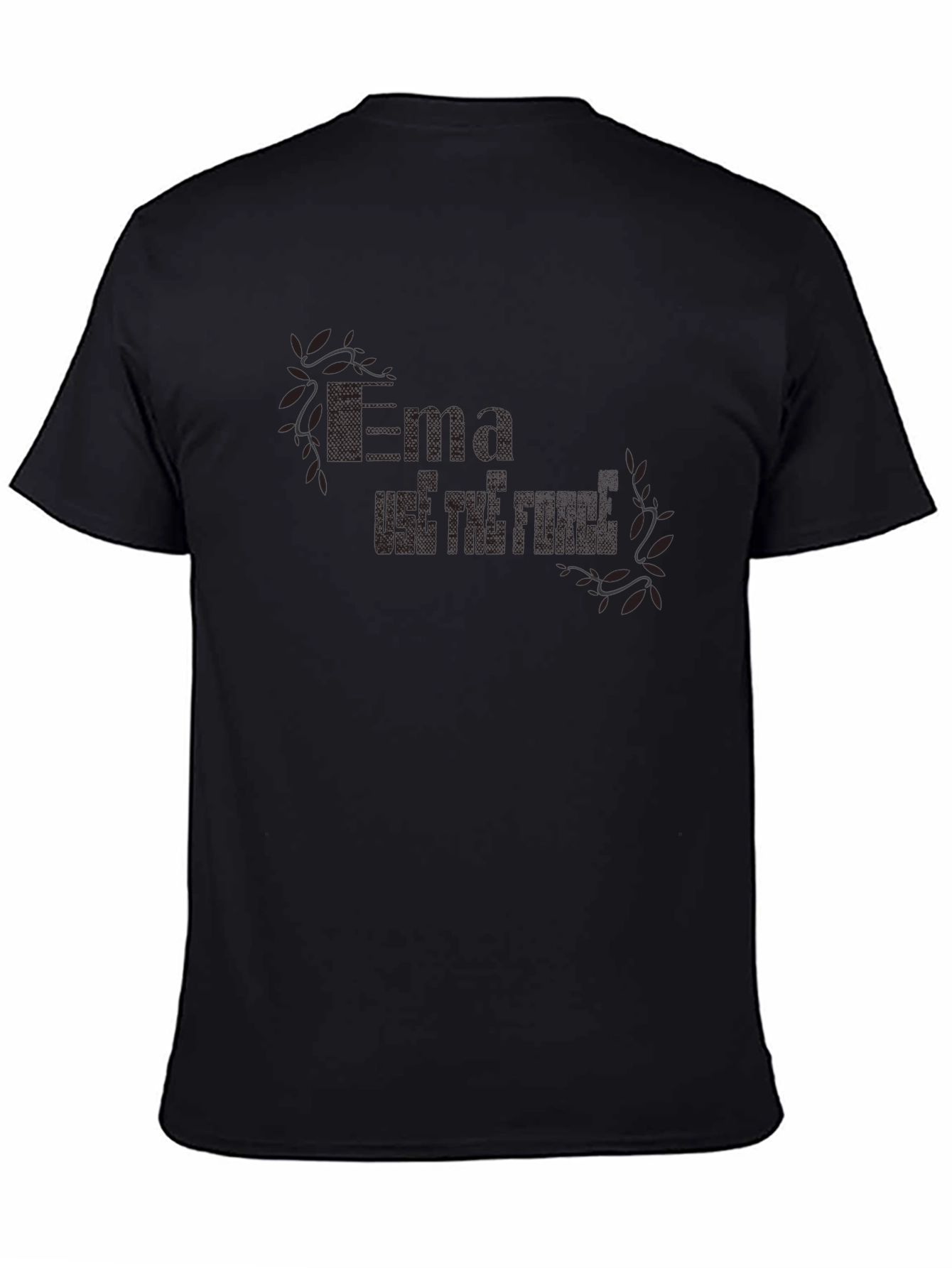 Ema Use the Force Black T-Shirt
