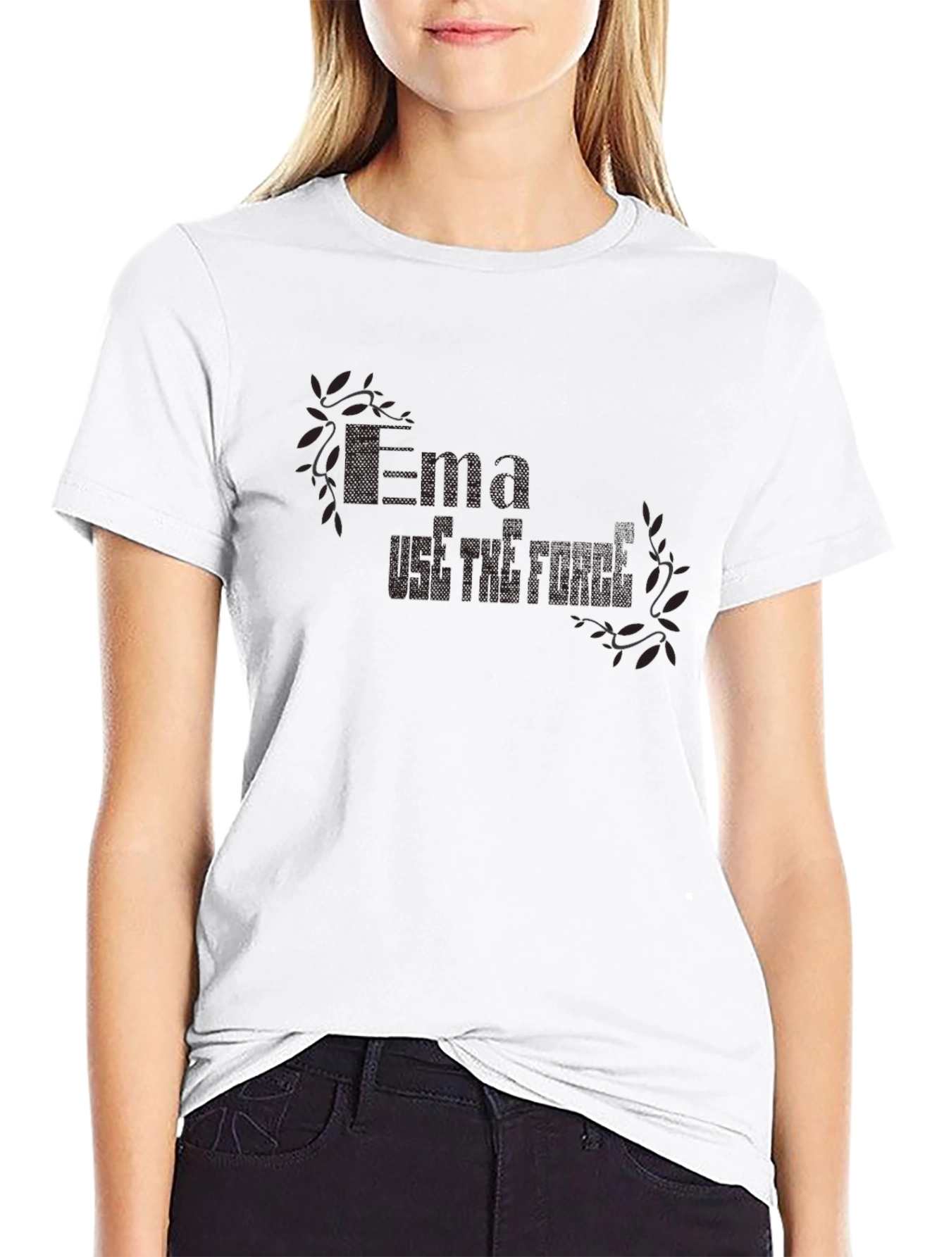 Ema Use the Force Black T-Shirt