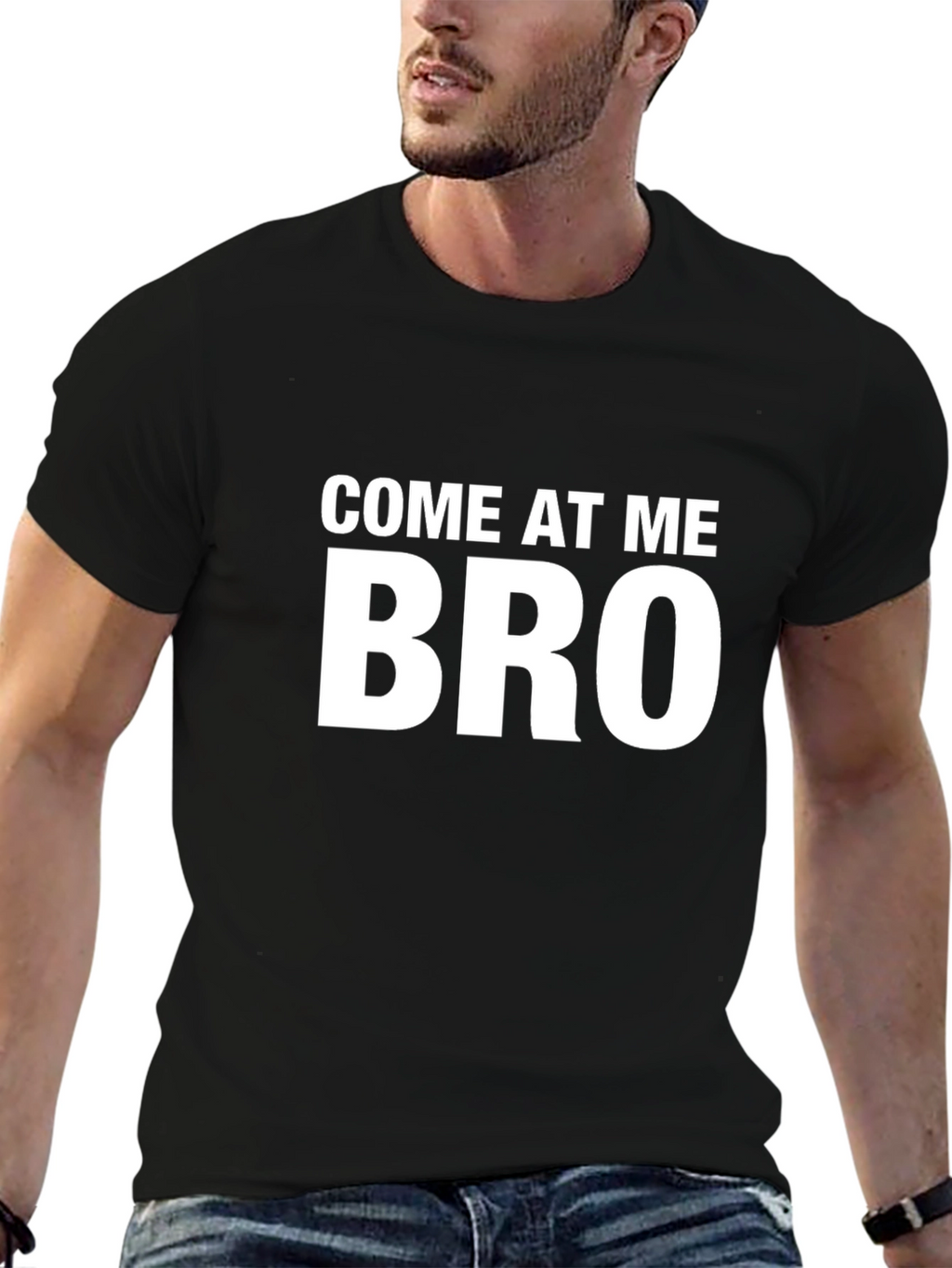 Come At Me Bro Funny Graphic Tee