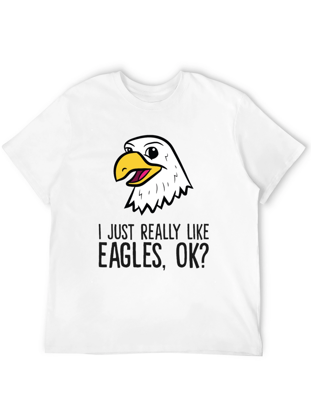 Funny Eagle Lover Black T-Shirt