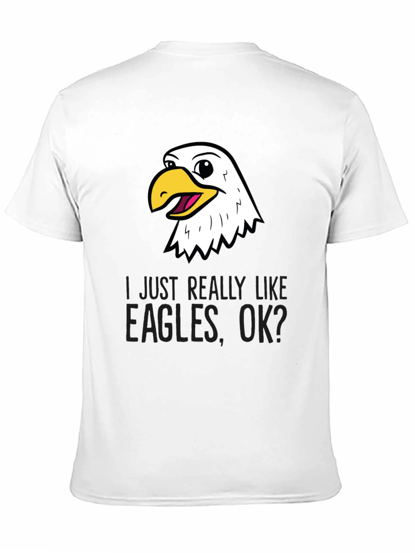 Funny Eagle Lover Black T-Shirt