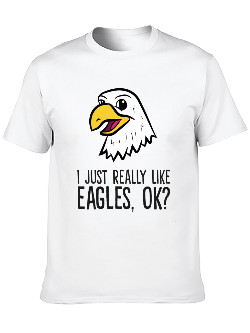 Funny Eagle Lover Black T-Shirt