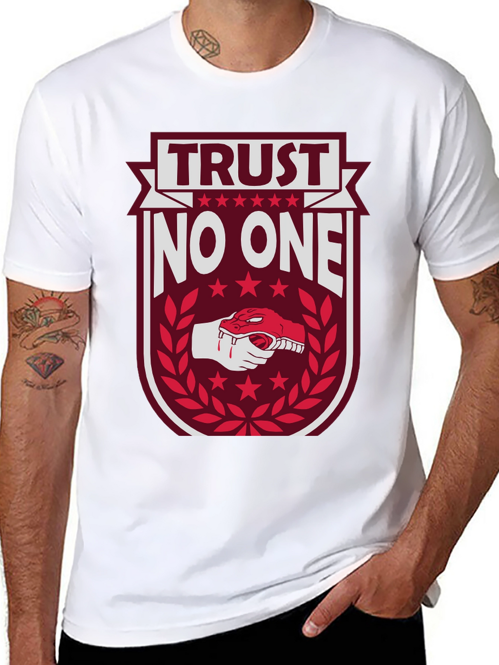 Trust No One T-Shirt - Graphic Design