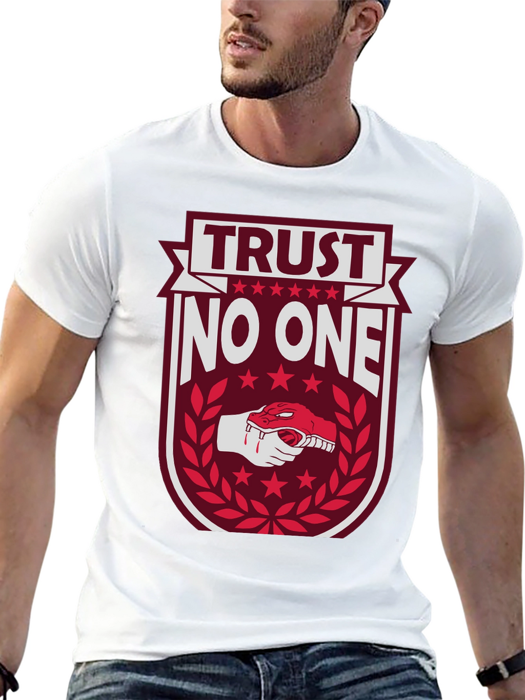 Trust No One T-Shirt - Graphic Design