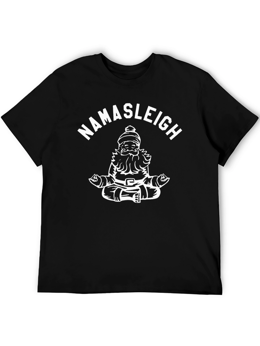 Namasleigh Santa Yoga T-Shirt - Holiday Zen