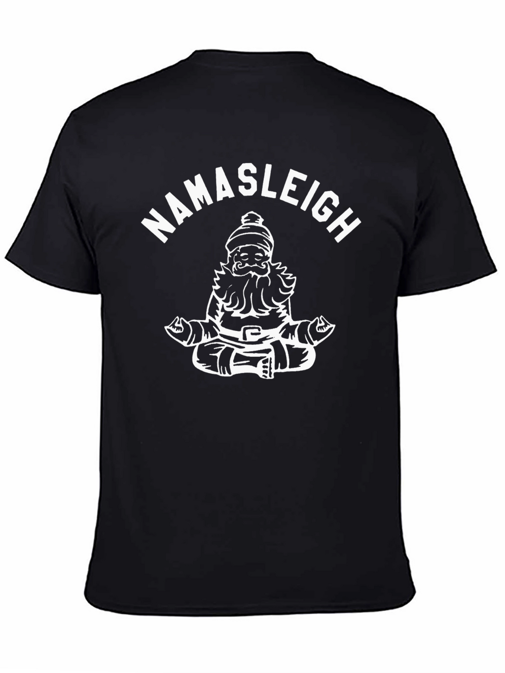 Namasleigh Santa Yoga T-Shirt - Holiday Zen