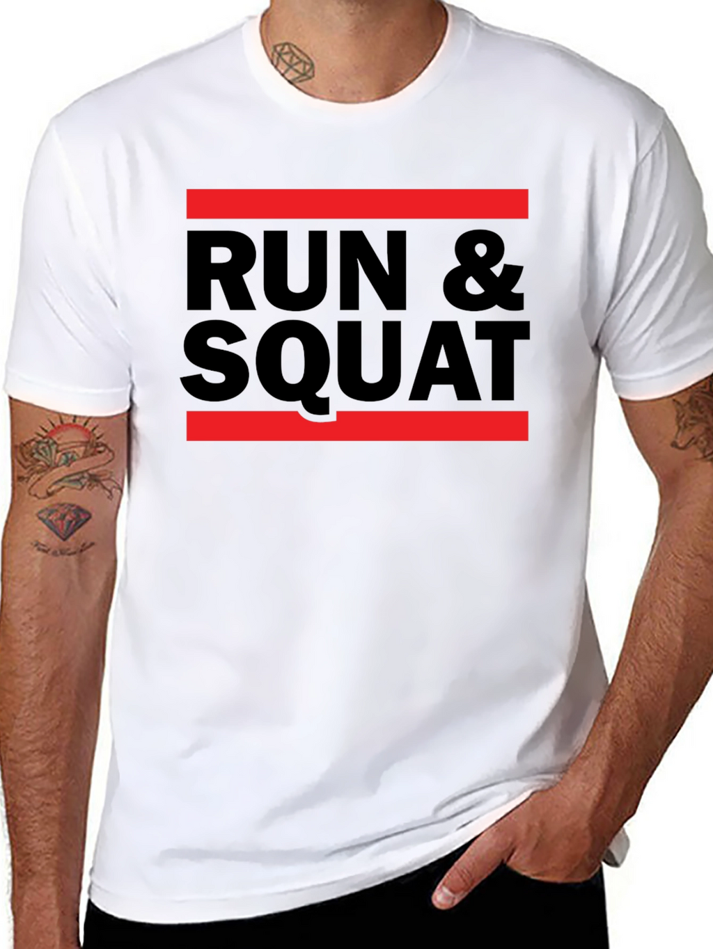 Run & Squat Graphic Tee