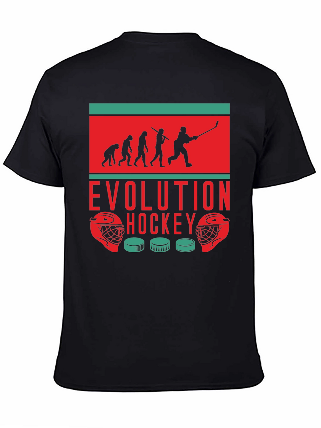 Hockey Evolution Graphic Tee - Cool Sportswear