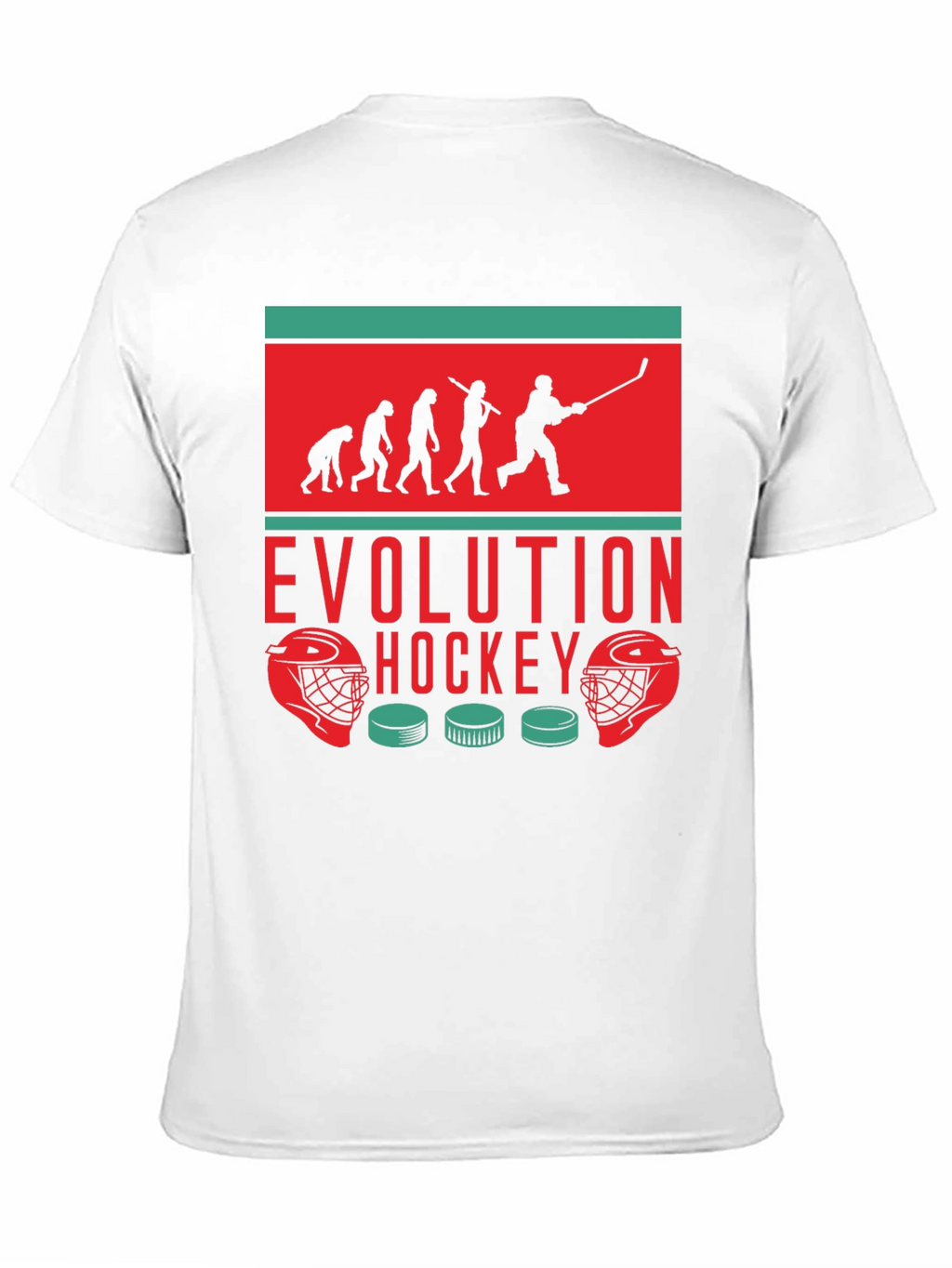 Hockey Evolution Graphic Tee - Cool Sportswear