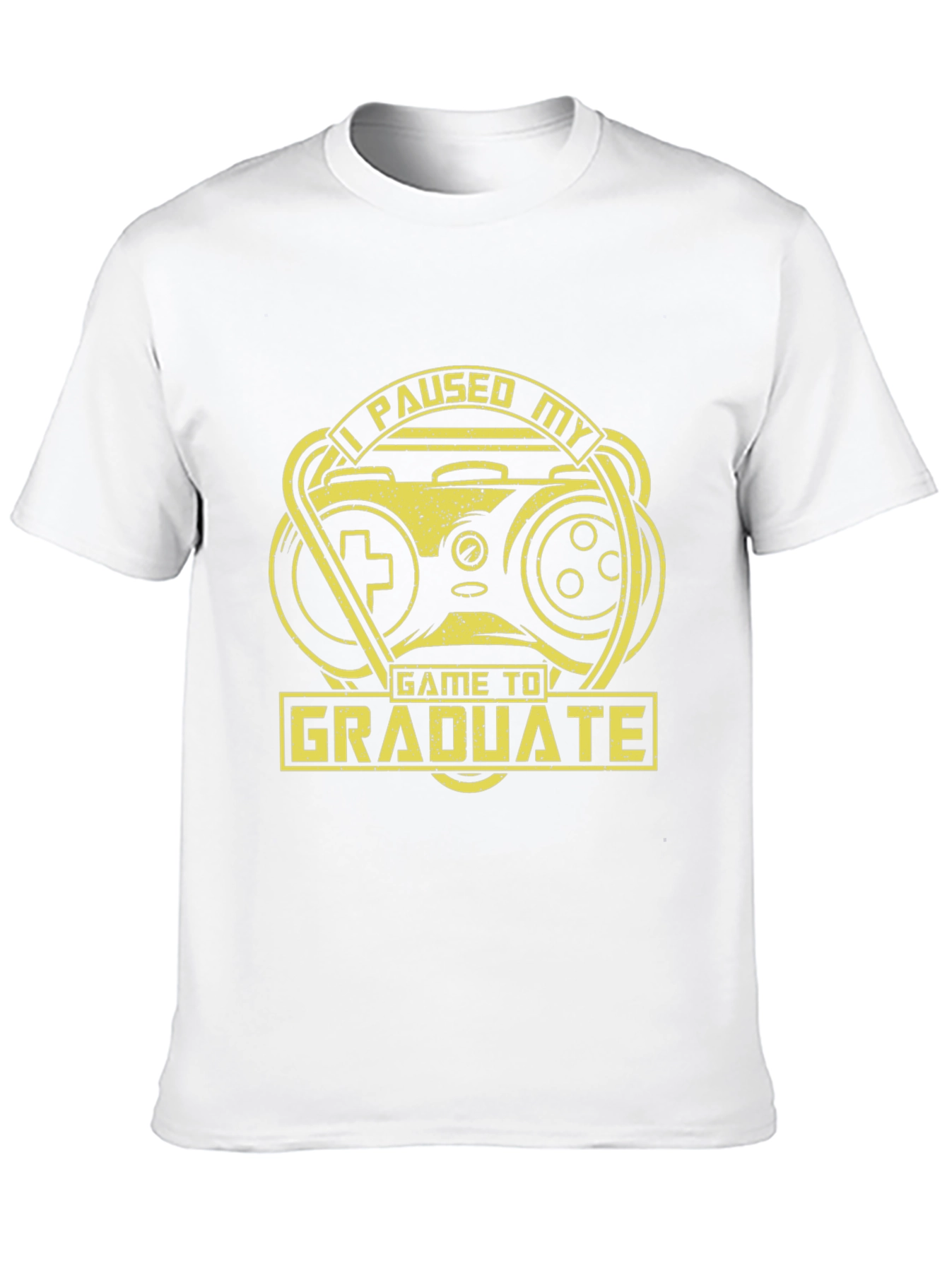 Funny Graduation Gamer T-Shirt - I Paused My Game to Graduate