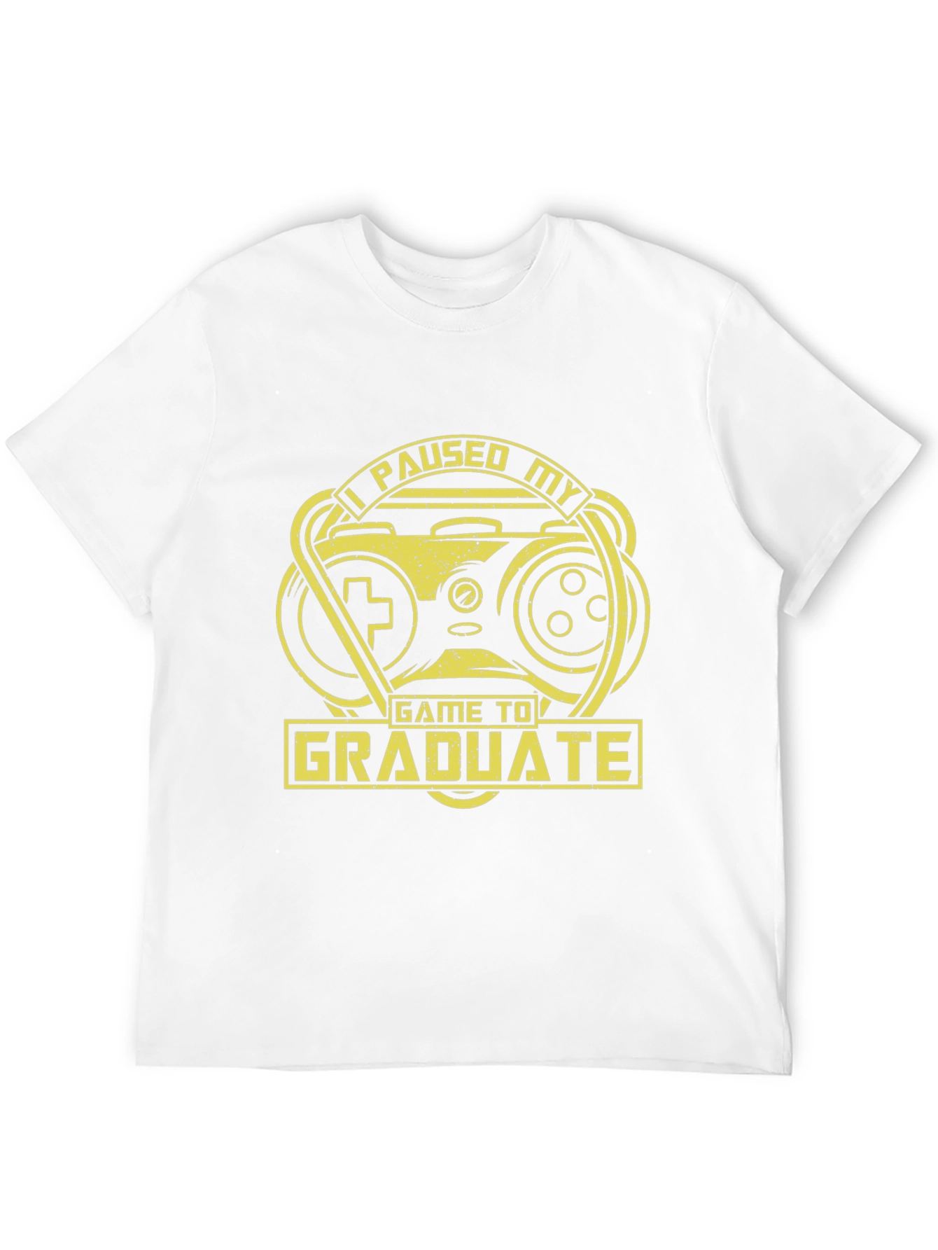 Funny Graduation Gamer T-Shirt - I Paused My Game to Graduate