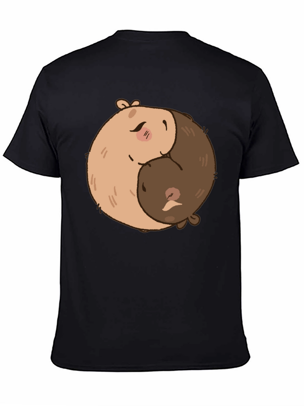 Yin Yang Capybara Graphic Tee